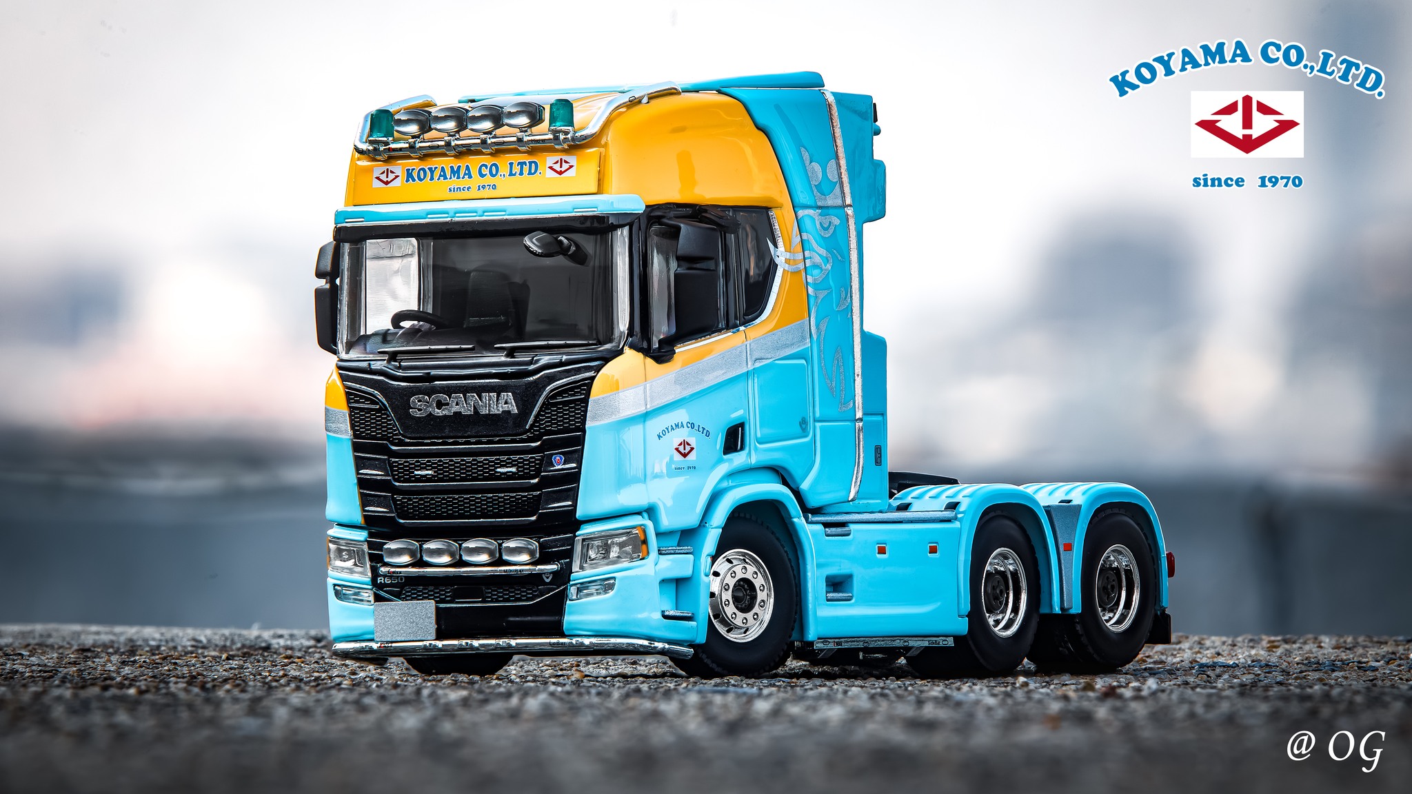 WSI 1/50 KOYAMA CO.,LTD. SCANIA R650 V8 小山8号01-4893A 🇯🇵 #wsi
