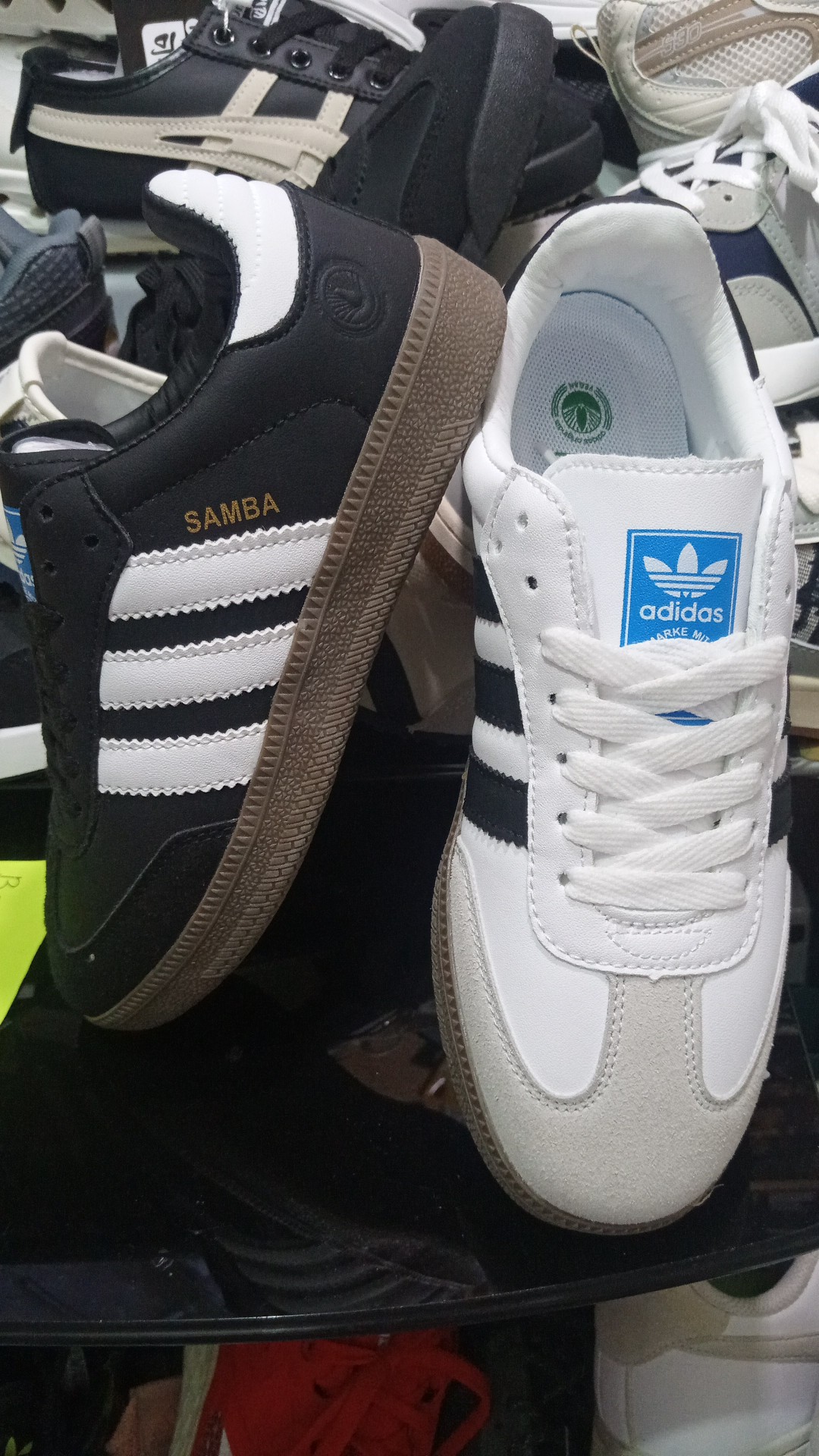 adidas gazelle silver green womens Adidas Samba XLG J White Black