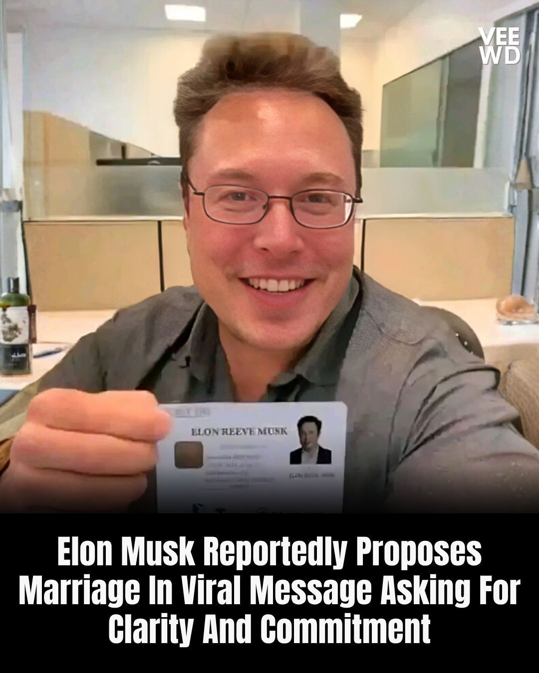 Veewd - A surprising message circulating online claims to show Elon ...