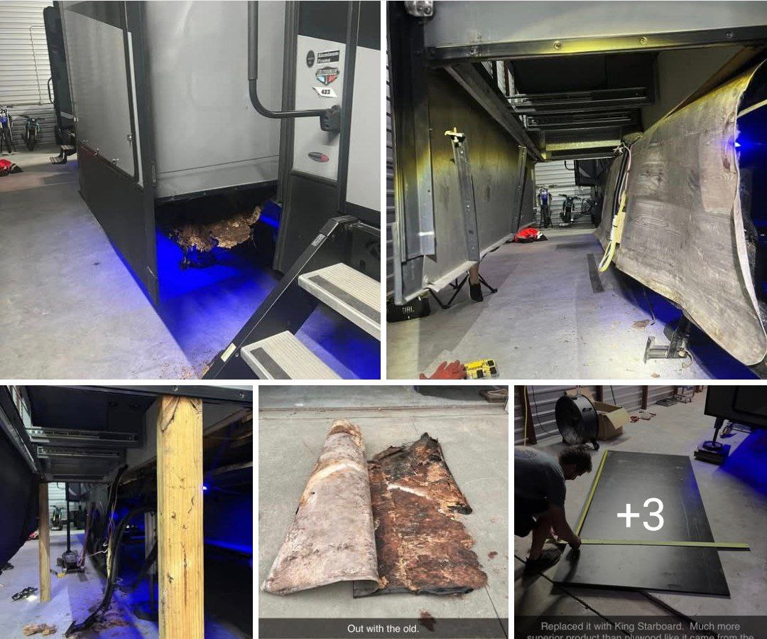 Roberts - The floor in my 5th wheel slide rotted out. Brought it to the ...