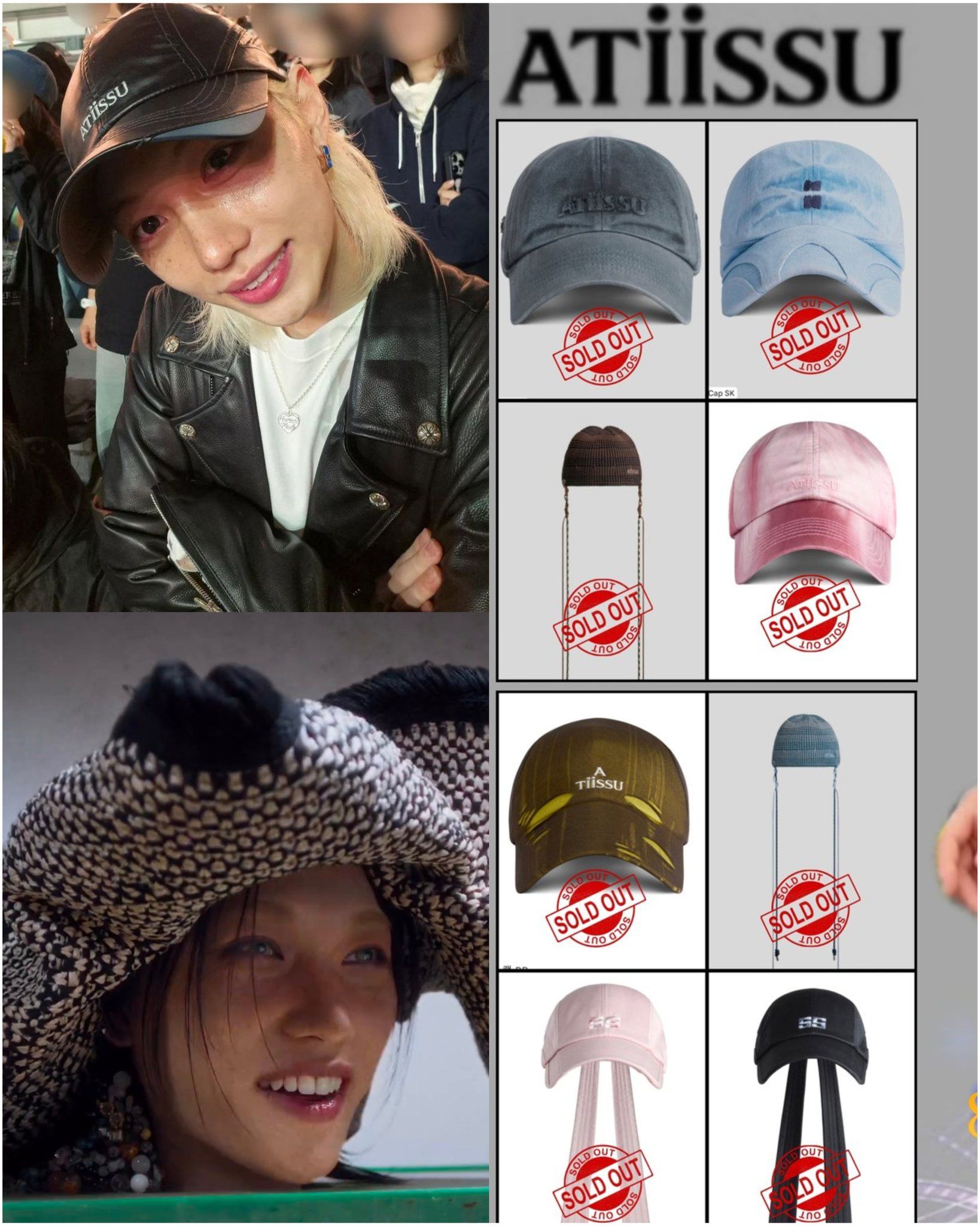 From the first time #FELIX wore ATiiSSU capsall 8 ATiiSSU caps