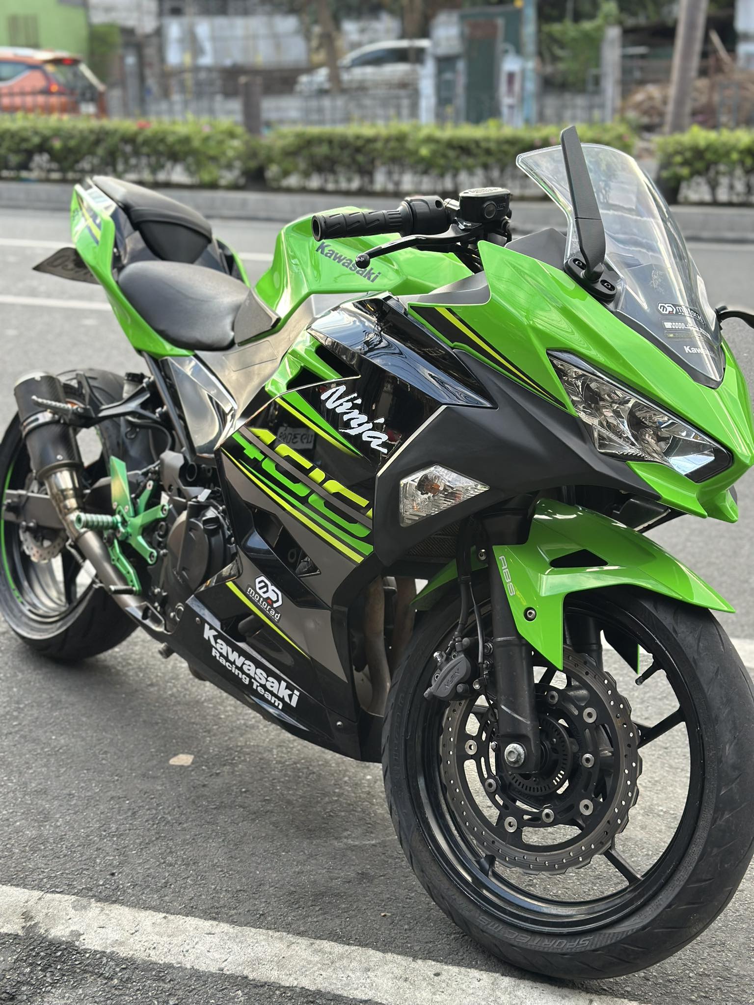 For sale/swap ninja400 185k orig papers issue unreg sunburn gauge
