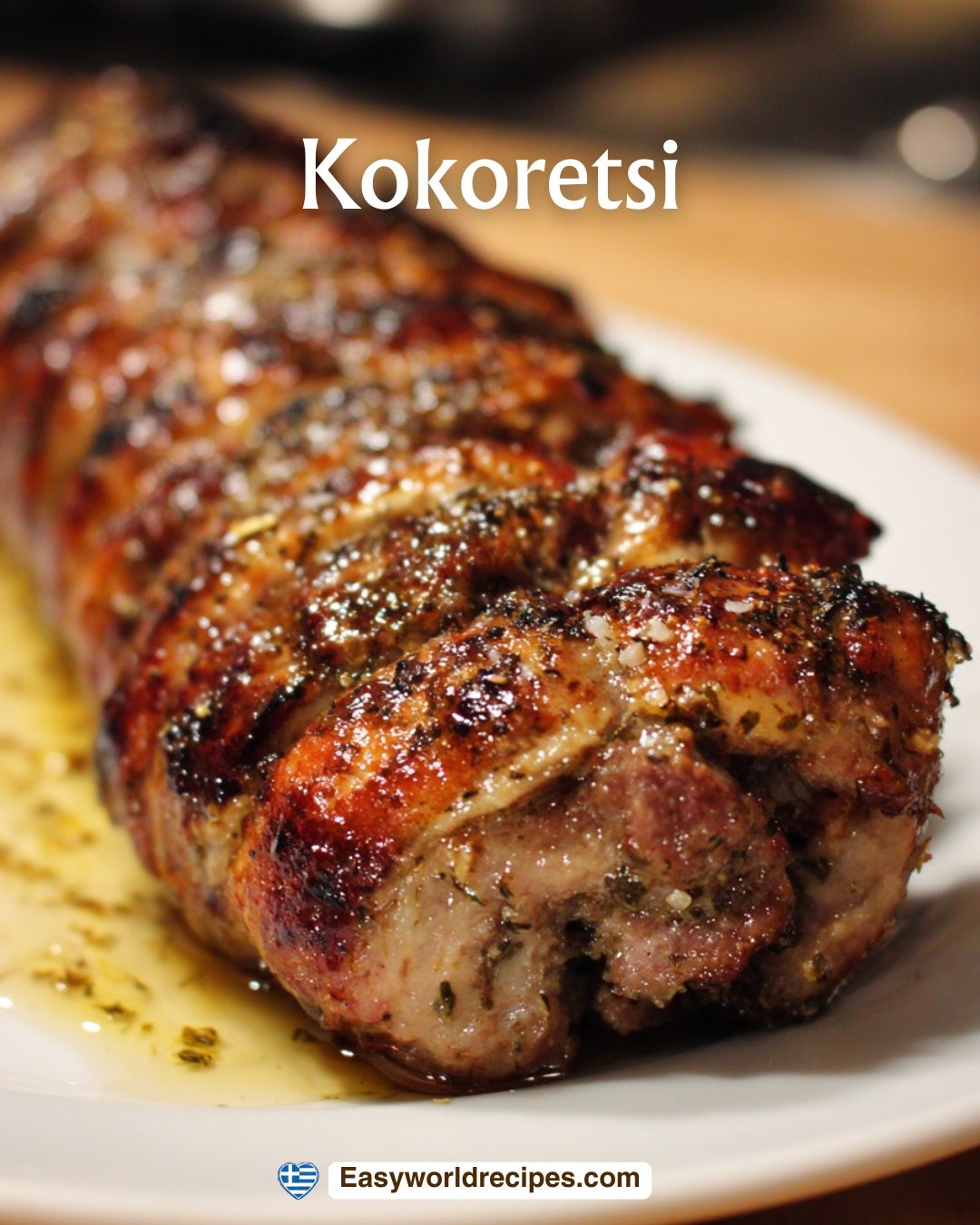 Greek Feast - 🍖 Kokoretsi (Greek Grilled Offal Roll) 🇬🇷... | Facebook