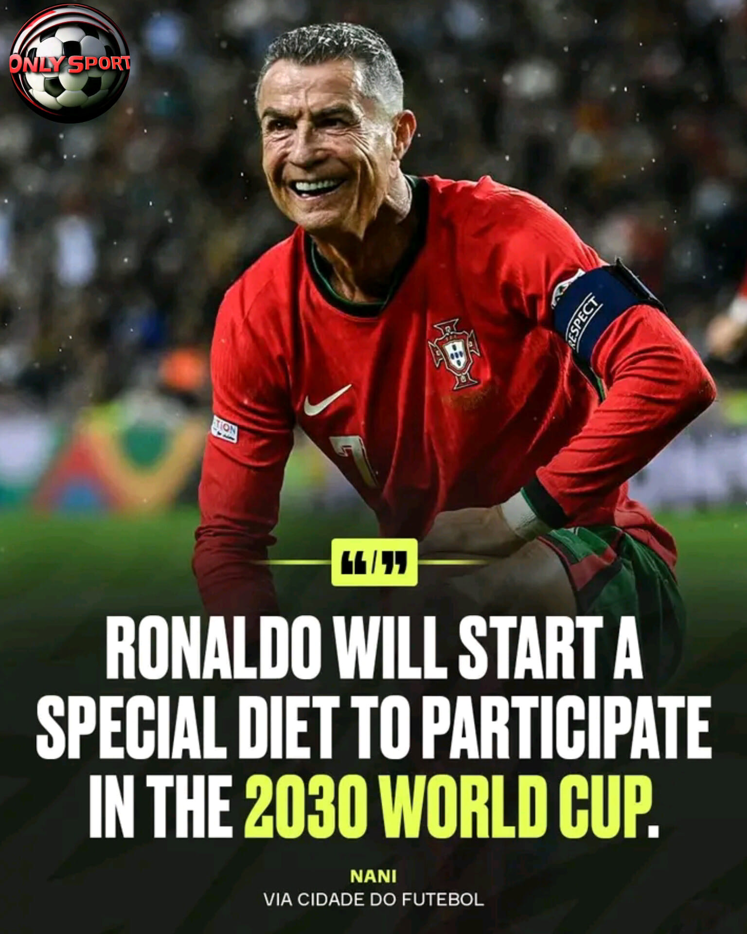 Cristiano Ronaldo in Portugal's plans for 2030 FIFA World Cup