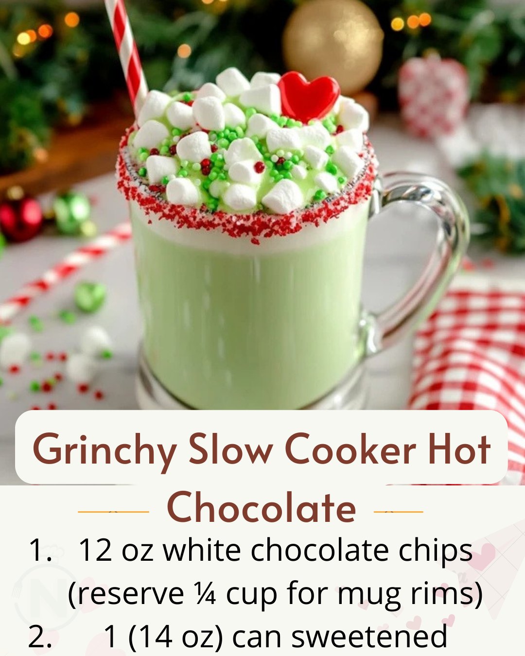 Nexus Recipes - 🎯 Grinchy Slow Cooker Hot Chocolate Every... | Facebook