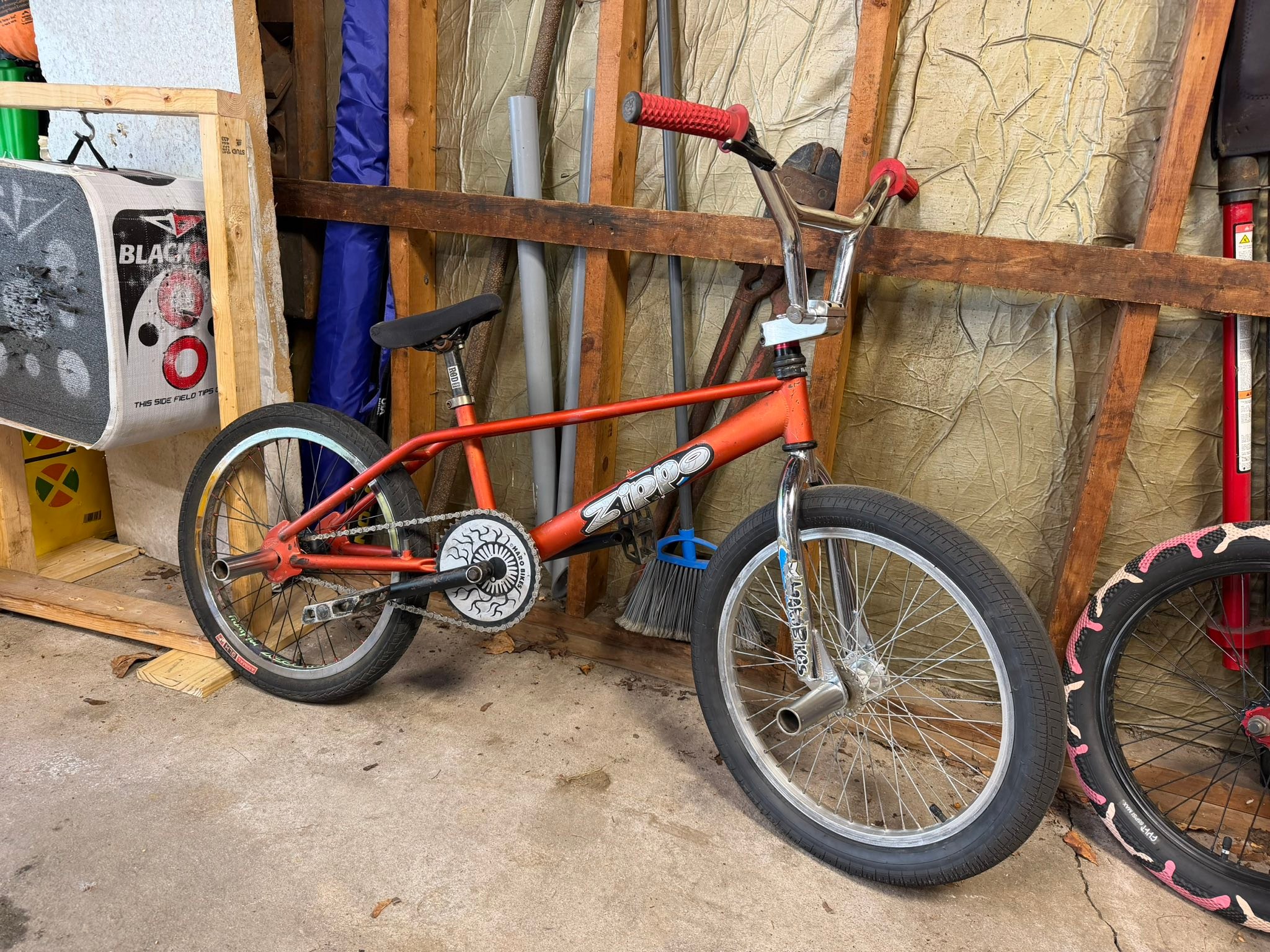 What is the Zebrakenko logo on a Taiyo Japan-made BMX seat?