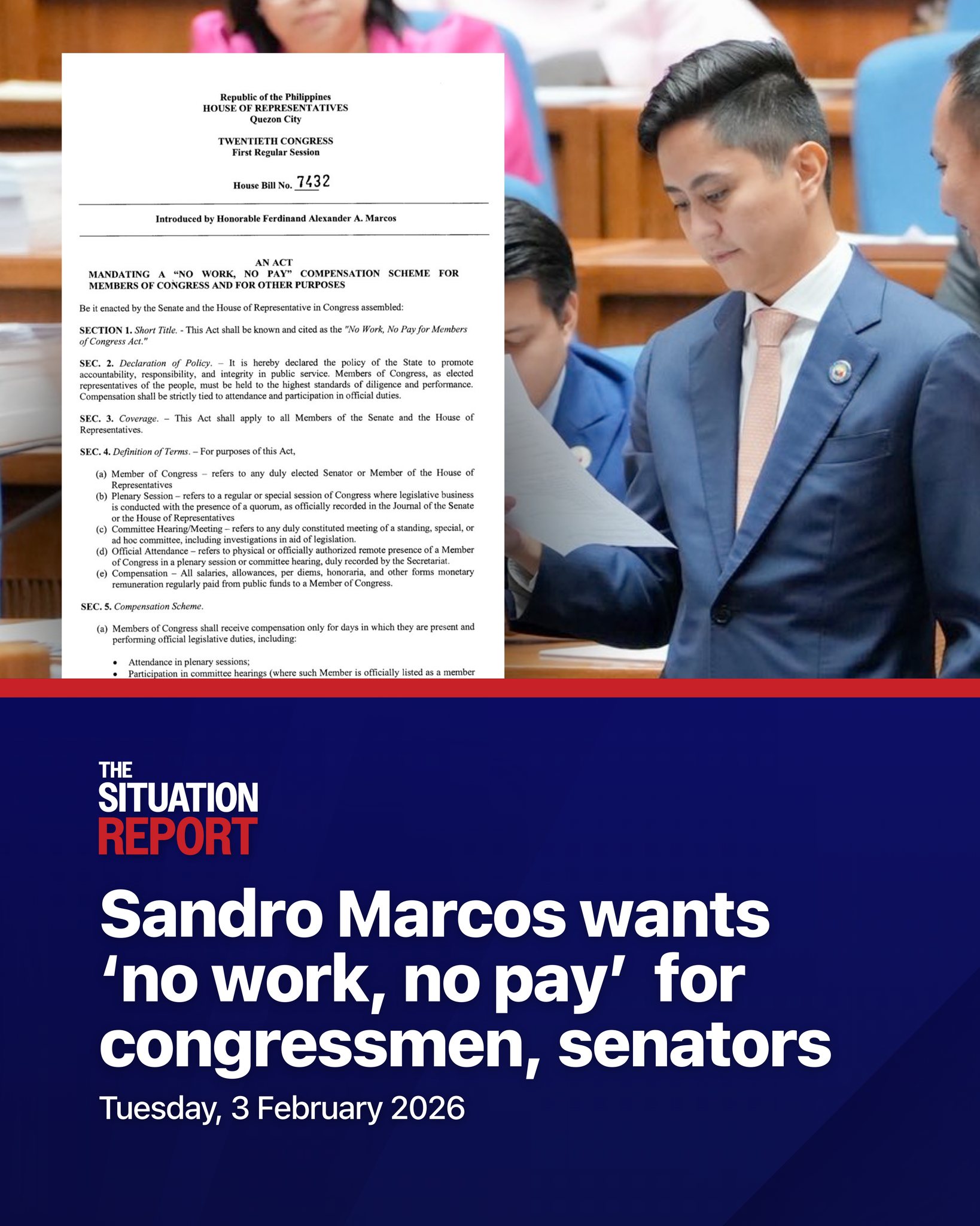 House Majority Leader Ferdinand... - The Situation Report | Facebook