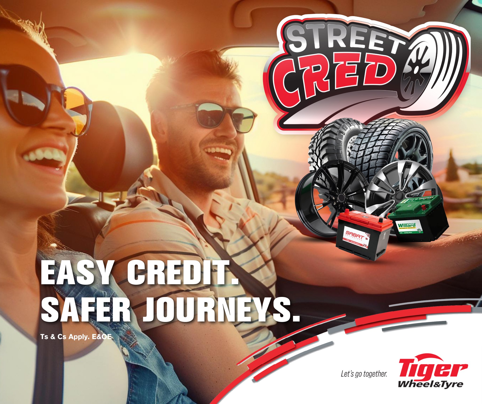 Tiger - Upgrade Now, Pay Later! 🚗💳 Get the Tyres, Rims and Battery you ...