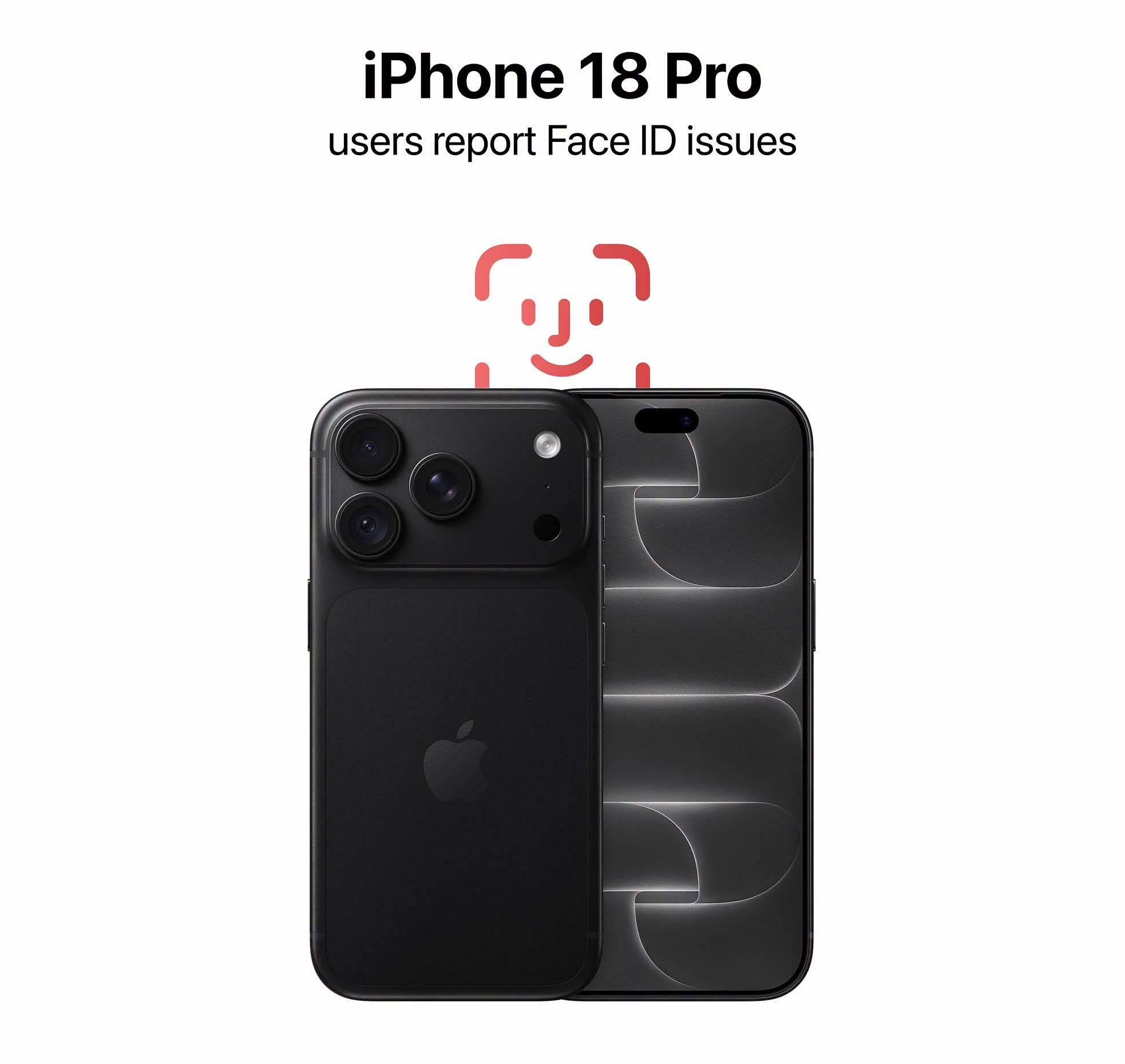iPhone 18 Pro Face ID issues cause freezing and restarting