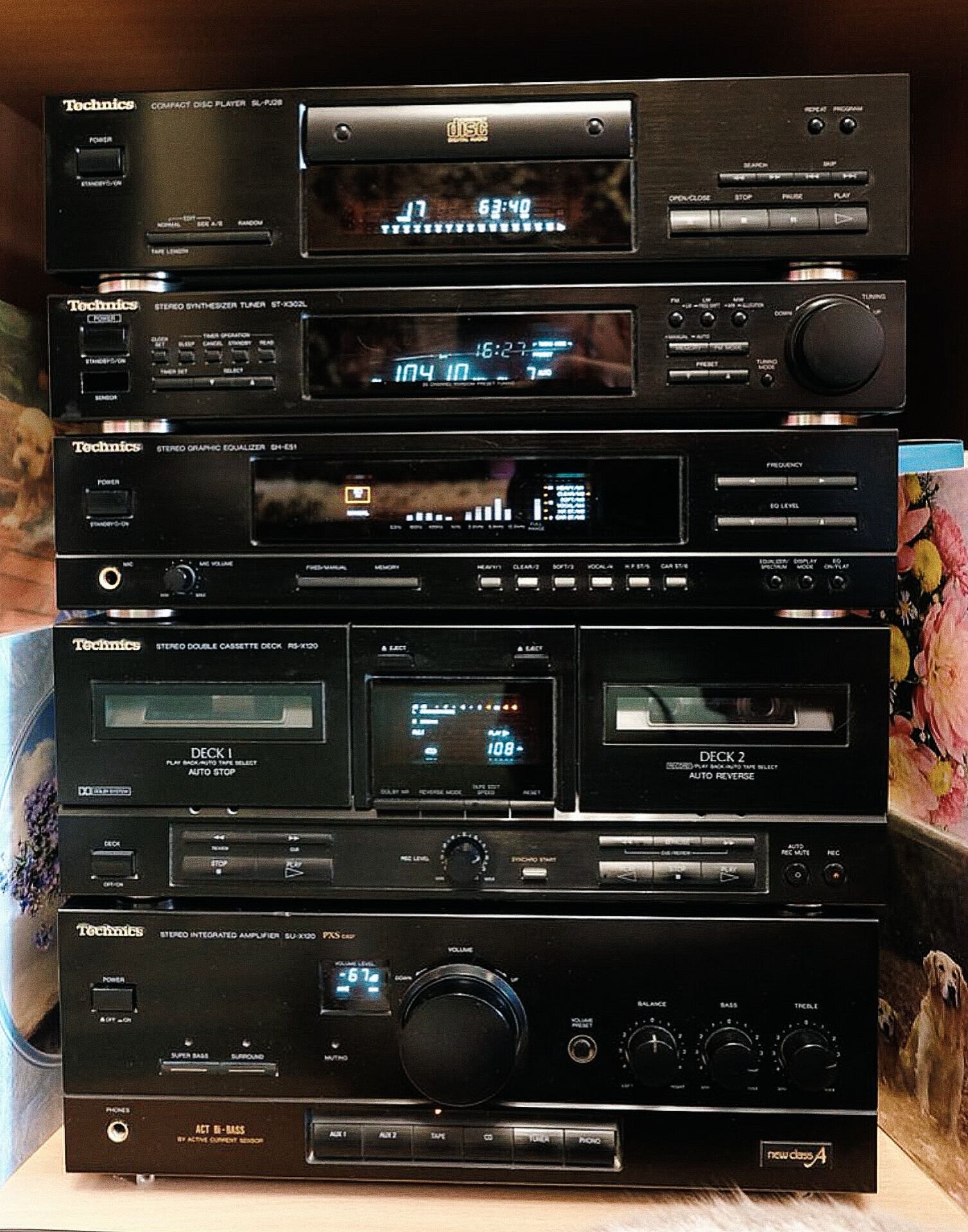 vintage Technics stereo system😘 Ah 21-2 Technics Technios Techako