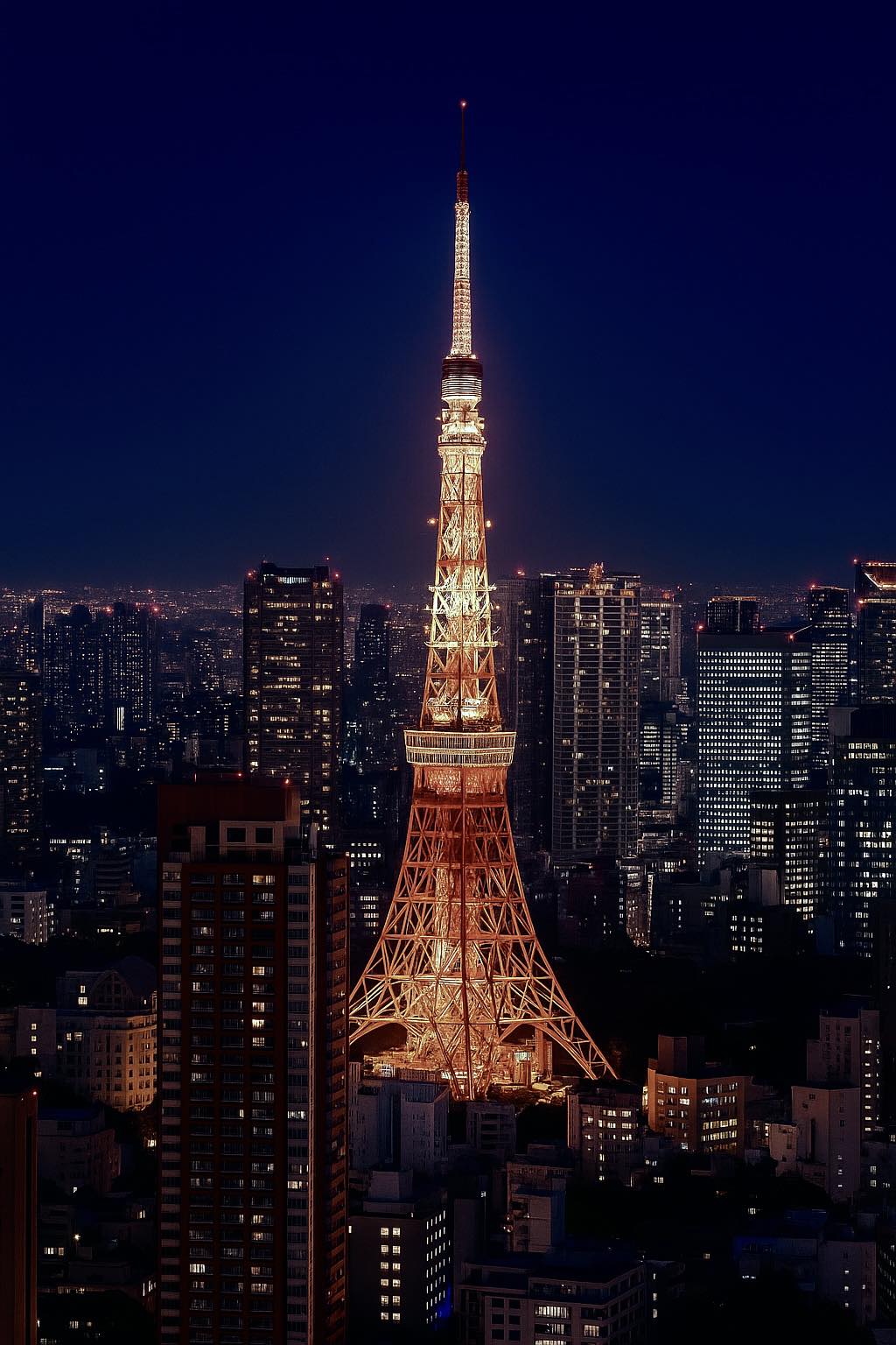 Standing 333 meters high in central Tokyo, Tokyo Tower (東京タワー