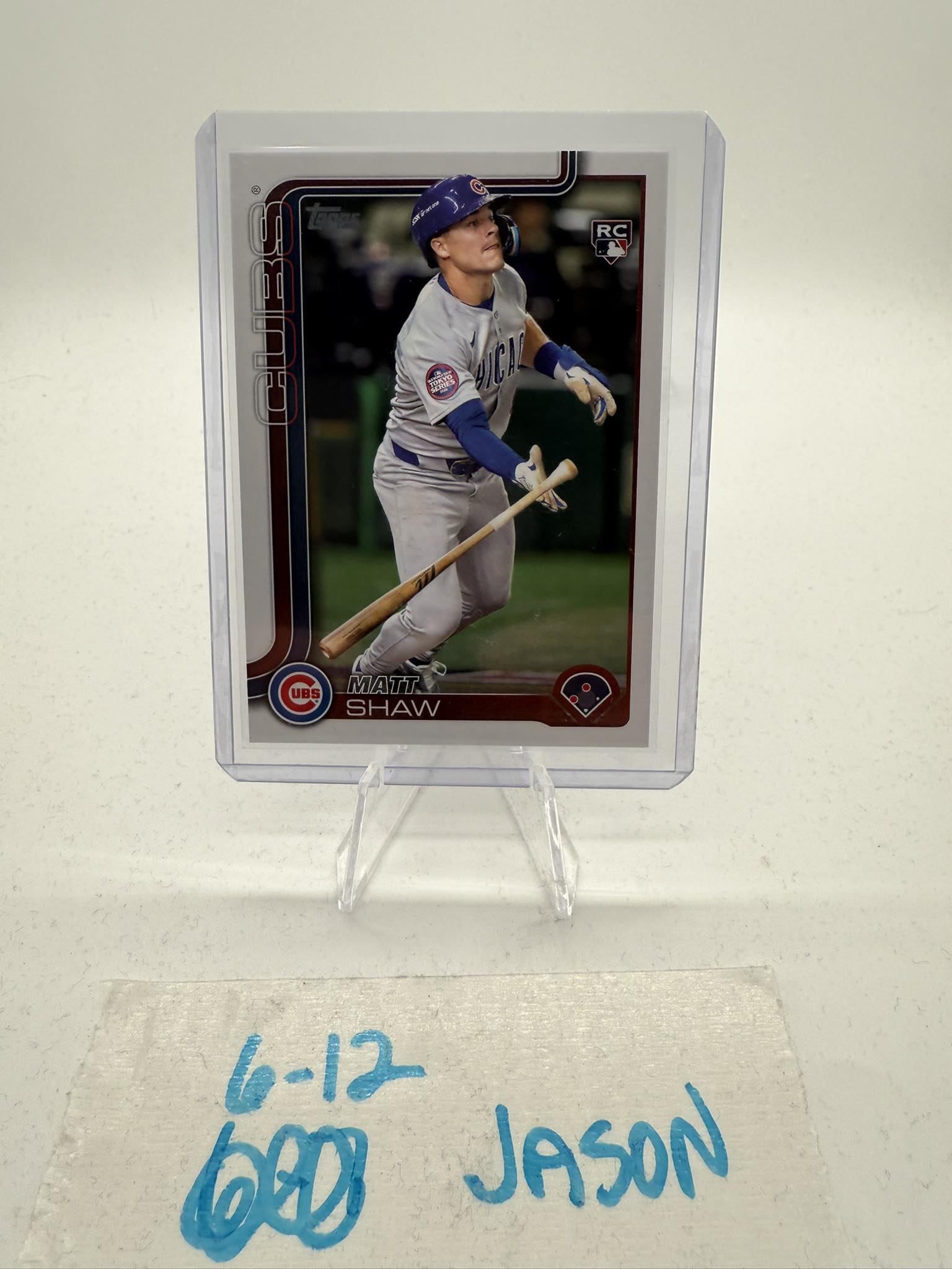 2025 Topps Series 2 Matt Shaw Rookie SP $125