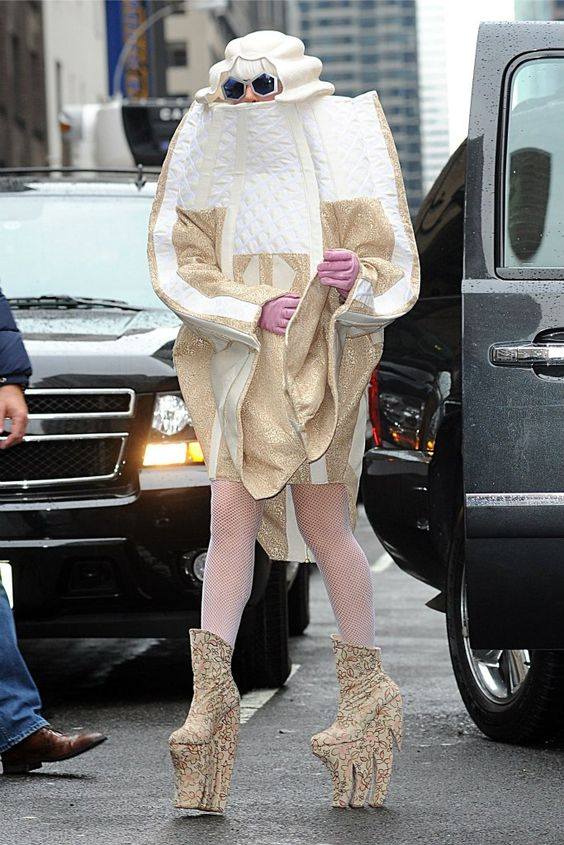 lady gaga funny dresses Gaga's most controversial outfits summer garden wedding dress