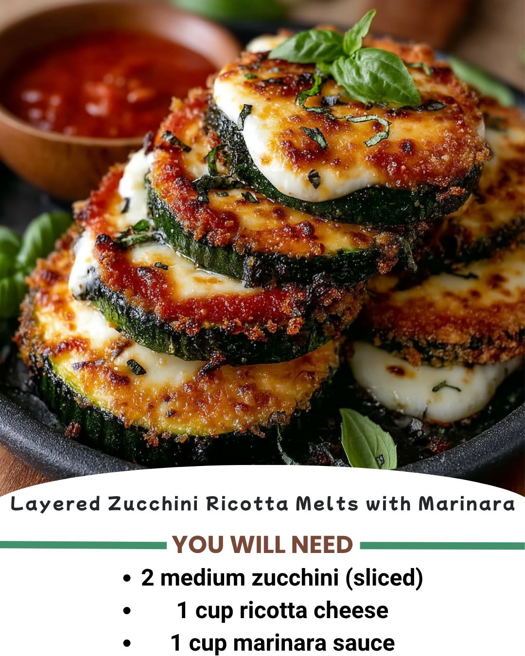 Cooking - 🍅🧀 Layered Zucchini Ricotta Melts with Marinara 🌿 Tender ...