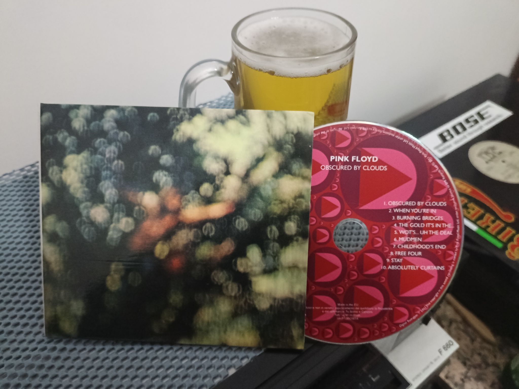 buonasera 1972 UtY PINK FLOYD OBSCURED BY CLOUDS BOSE BOSE 