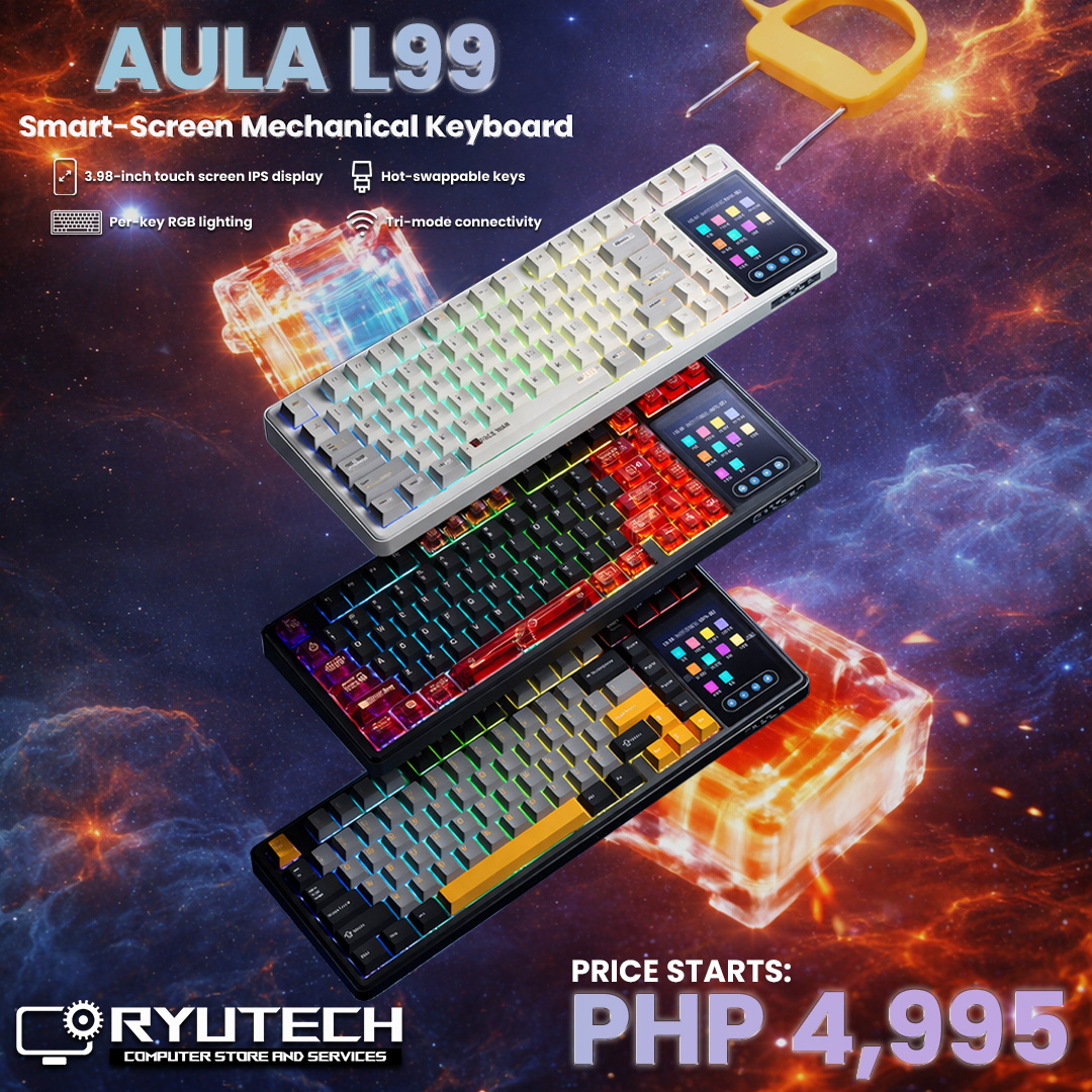 ⌨️🔥 NOW AVAILABLE — AULA L99 SMART-SCREEN MECHANICAL KEYBOARD