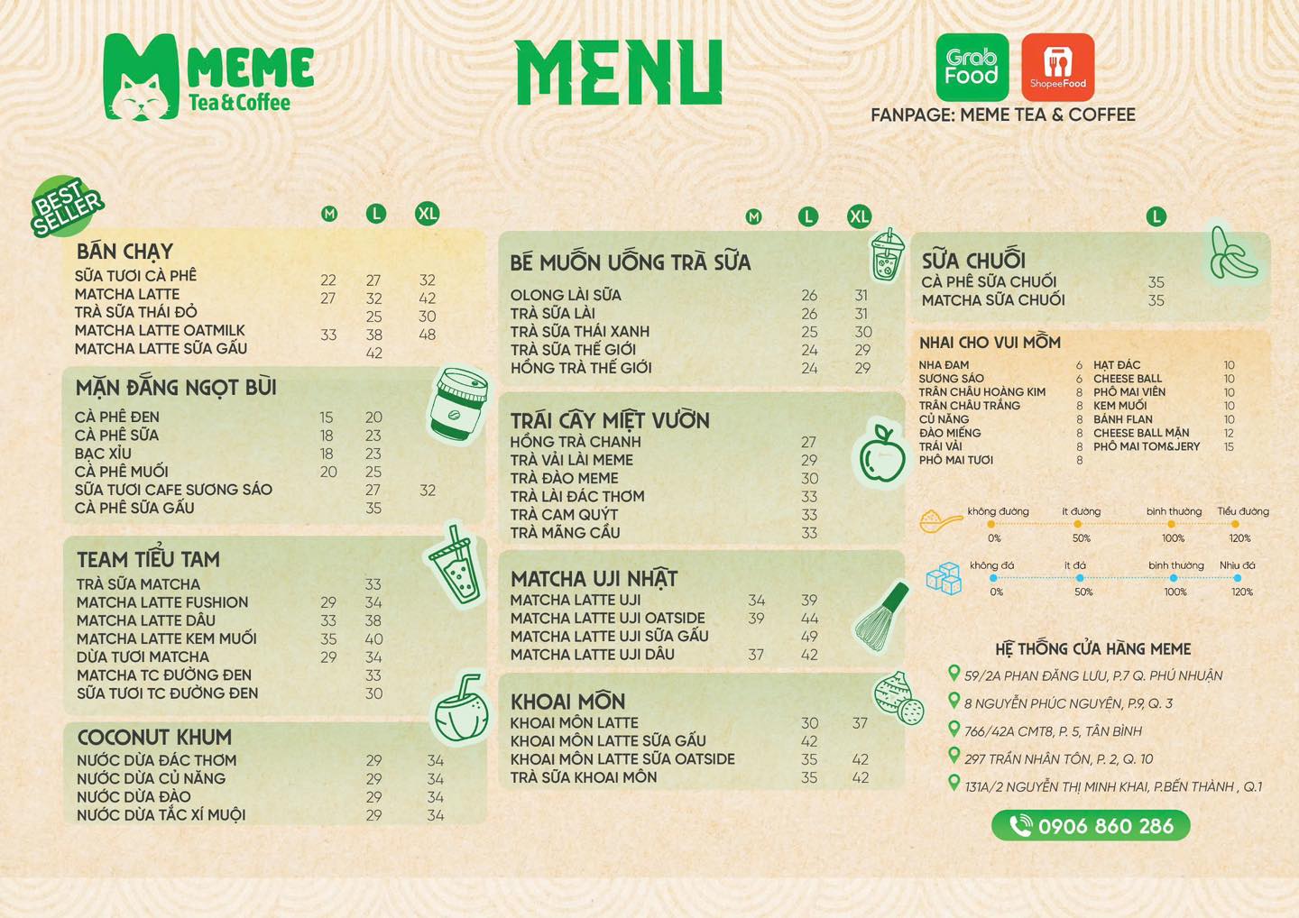 MENU MEME TEA & COFFEE 😚 Cập nhật... - MeMe Tea & Coffee | Facebook