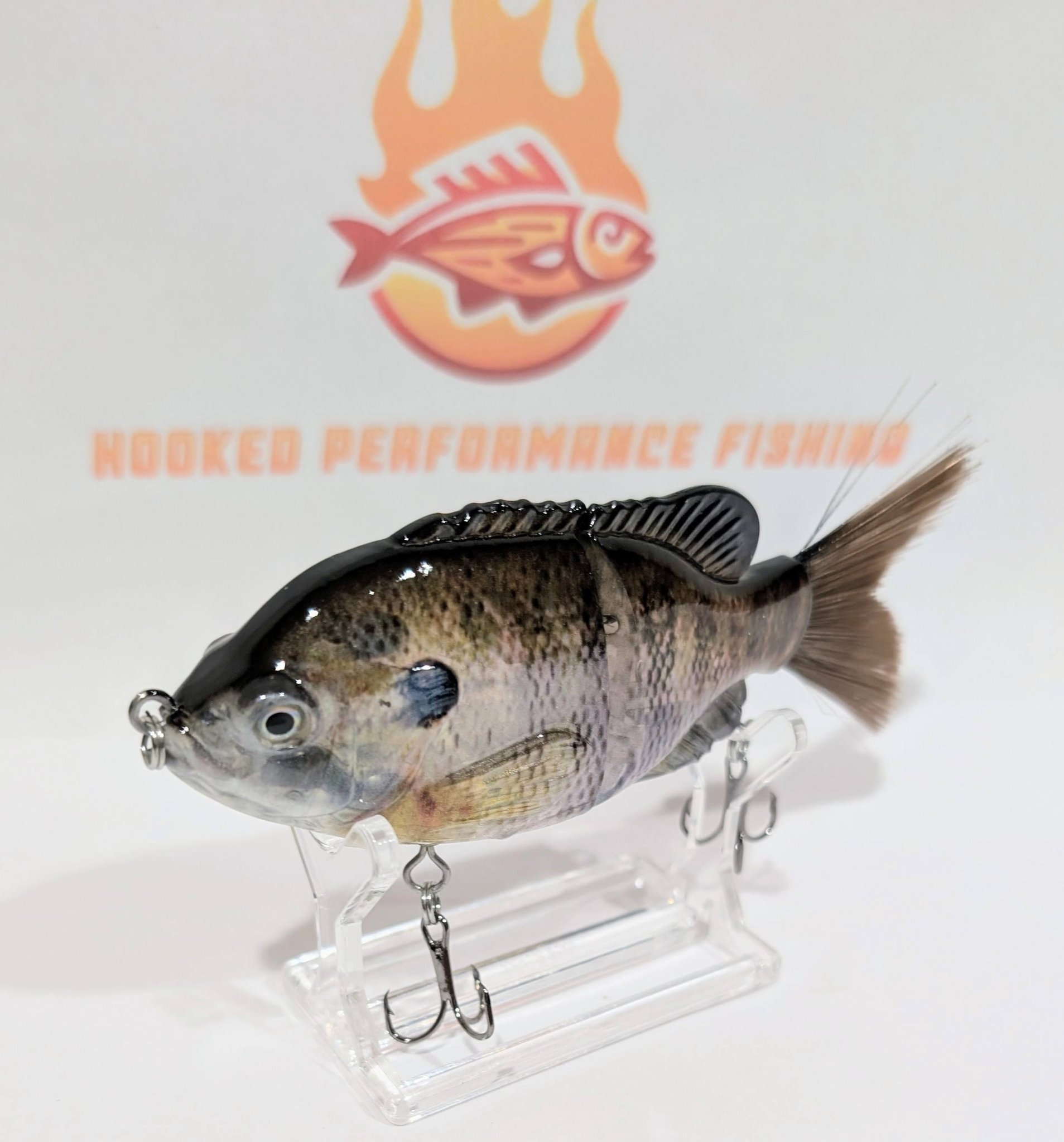 fake lure sun fish Real Sunfish UV Lunkerhunt Sunfish Propfish Lure is made with a soft plastic hollow body Realistic Sunfish Jointed Swimbait 