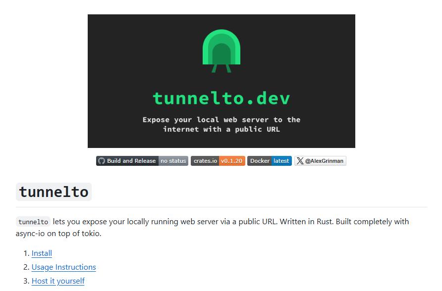 Dev - Đây là một tool mã nguồn mở giúp expose web server đang chạy trên ...