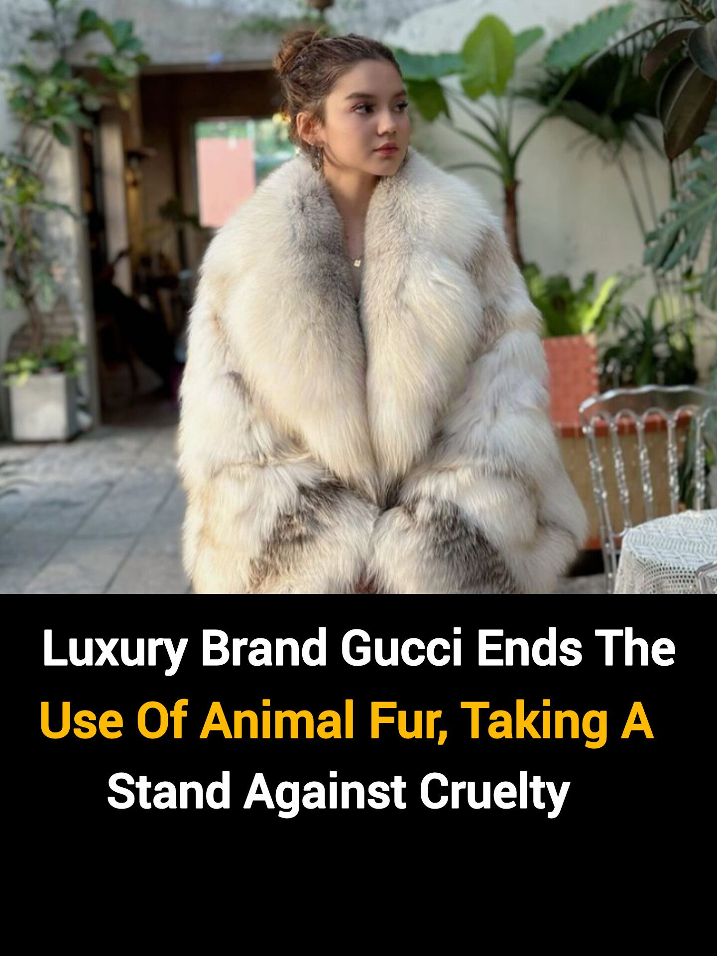 🌿 Gucci Goes Fur-Free: A Historic Win for Animals Italian luxury
