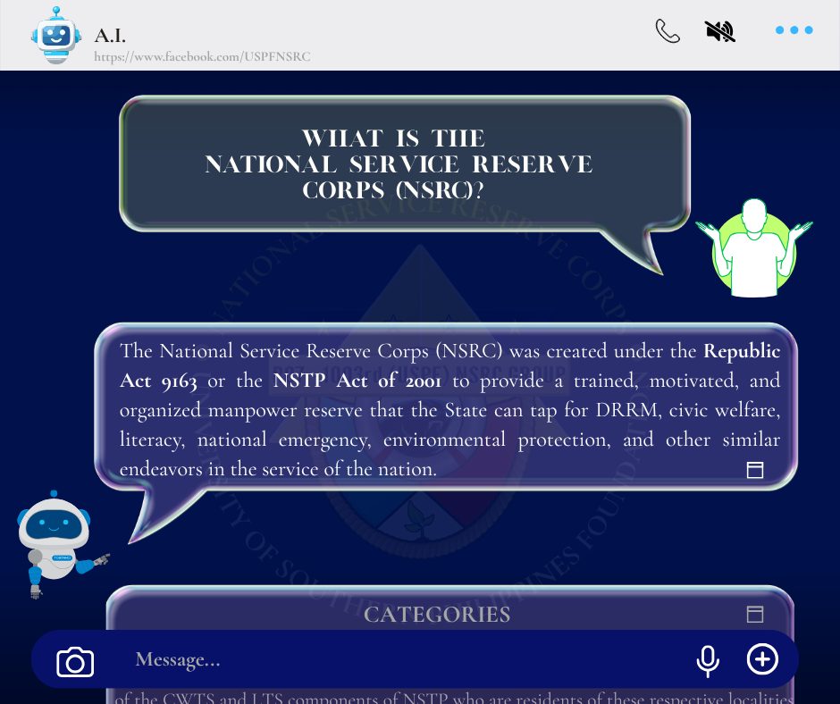 National Service Reserve Corps - USPF | Cebu City