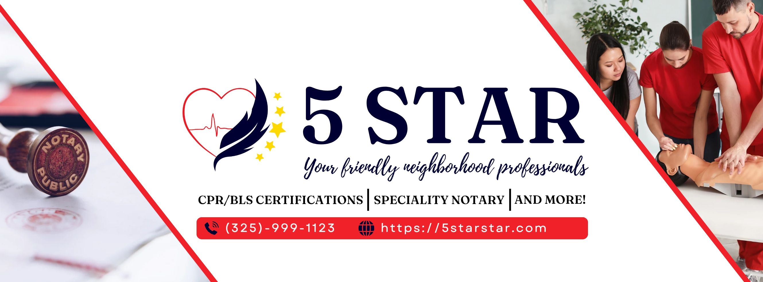 5 STAR CPR & Notary | Abilene TX