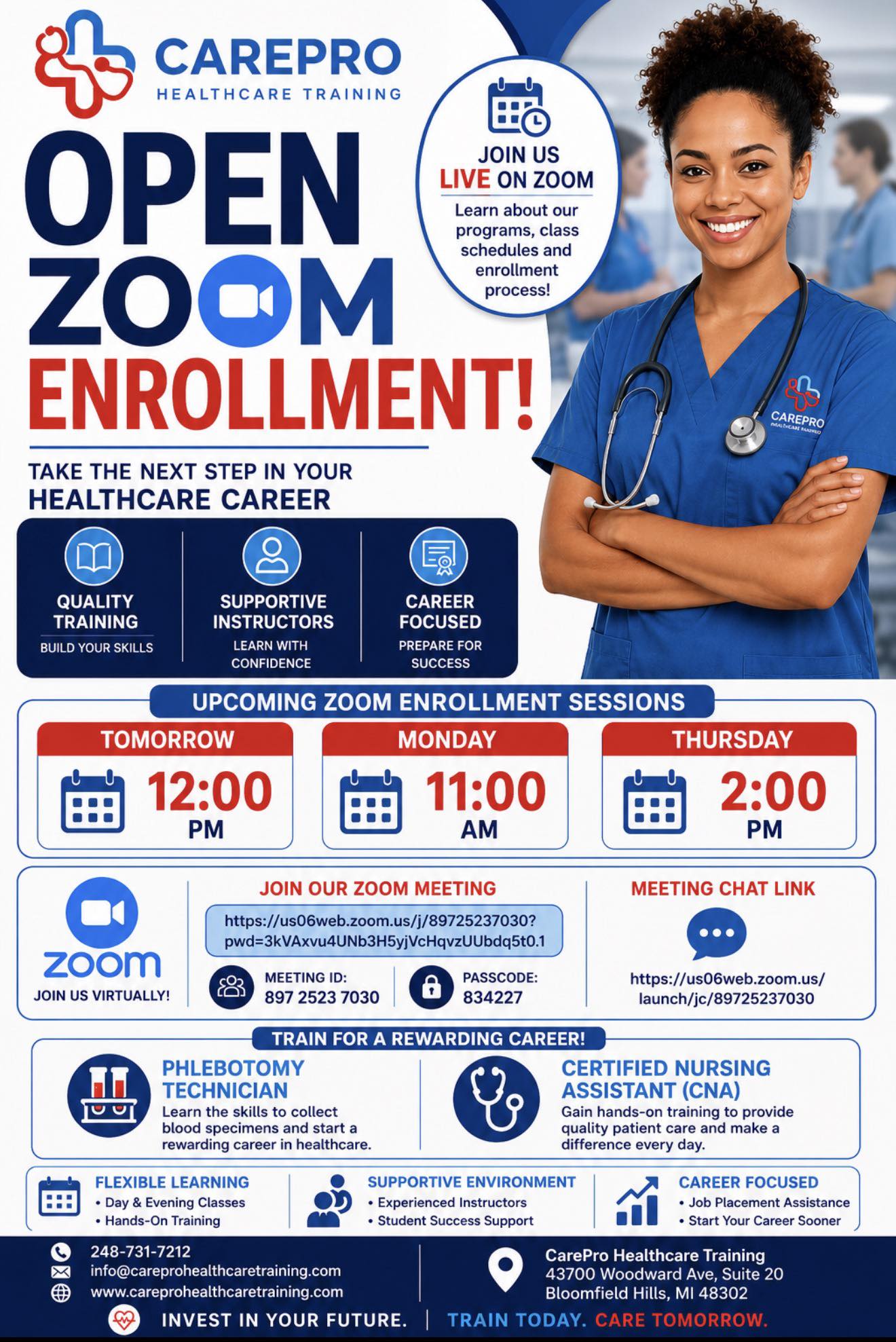 CarePro Healthcare Training | Bloomfield Hills MI