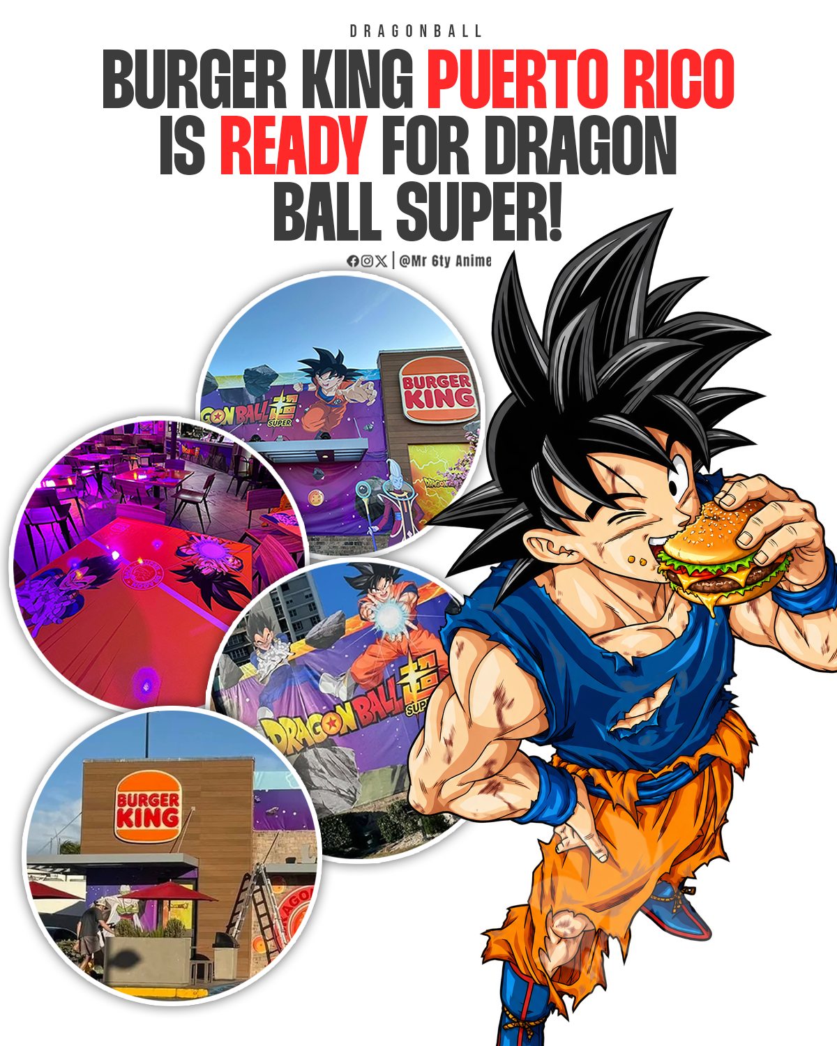 Burger King's Dragon Ball Power Up Pack meal with Super Saiyan