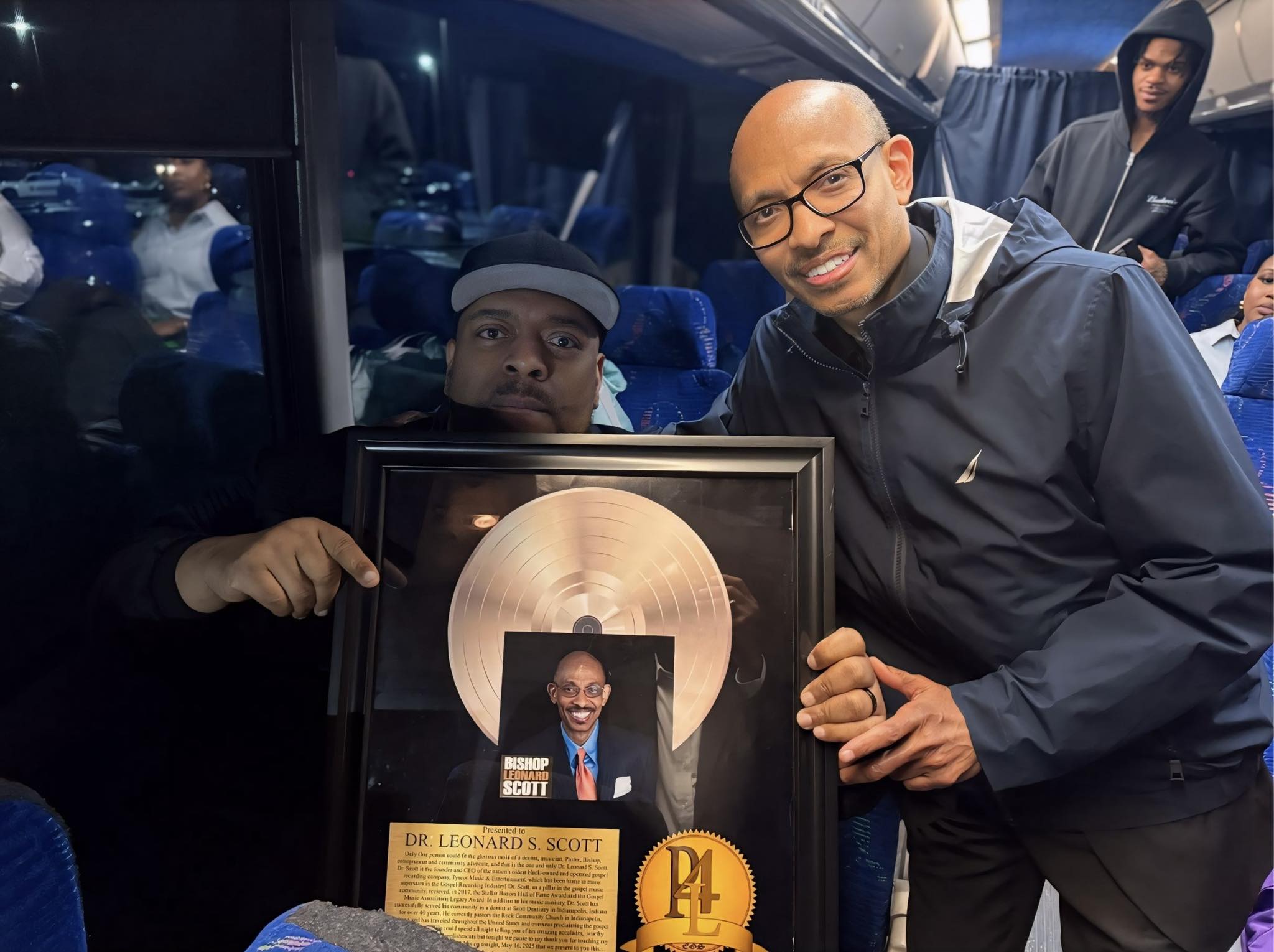 Pastor - Look who hopped on the tour bus last night before we pulled ...