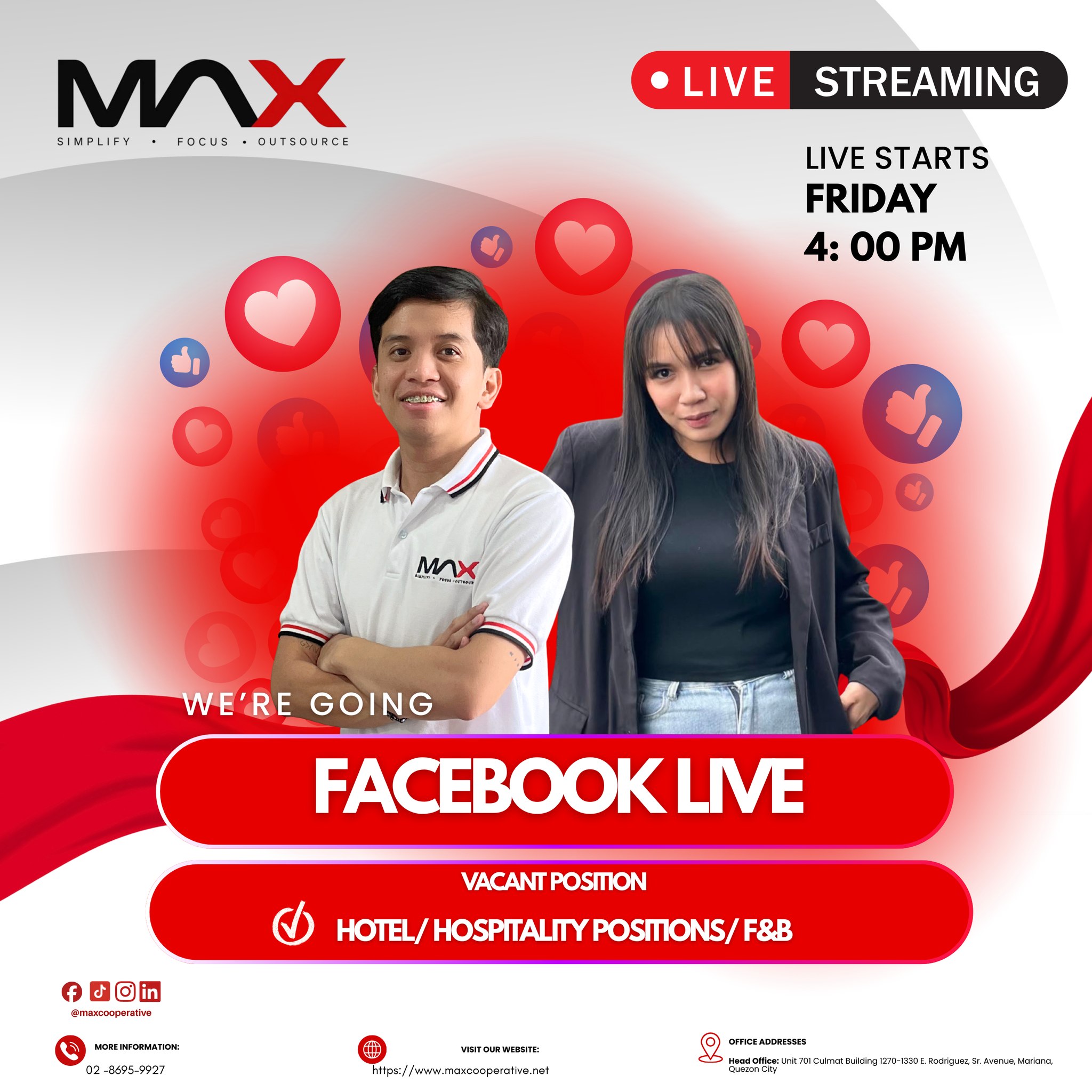 MAX Cooperative - 𝐌𝐀𝐗 𝐈𝐒 𝐎𝐍 𝐅𝐈𝐑𝐄! 🔥 𝐓𝐡𝐞 𝐌𝐀𝐗 𝐕𝐢𝐫𝐭𝐮𝐚𝐥 𝐉𝐨𝐛... | Facebook