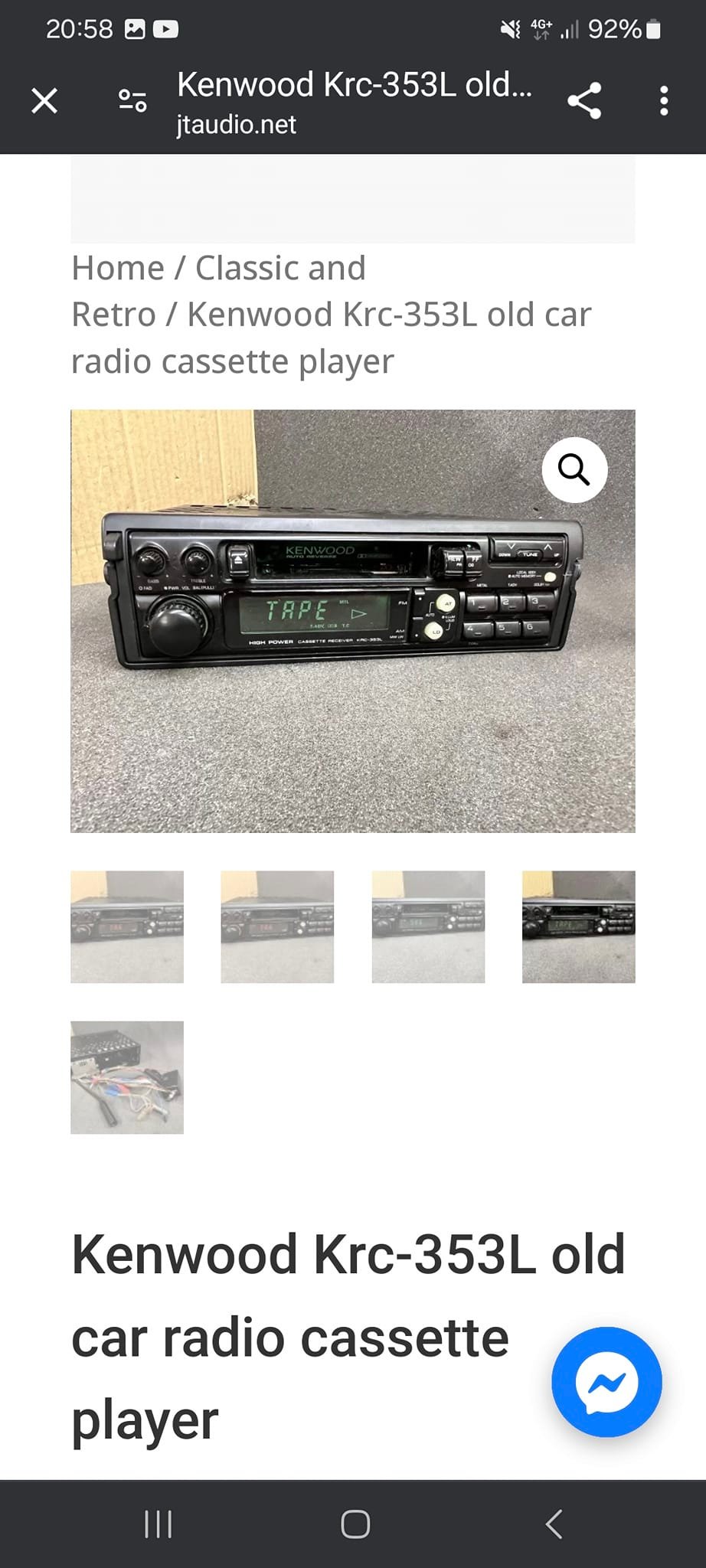 Kenwood RD-360 and RX-360 car stereos for sale