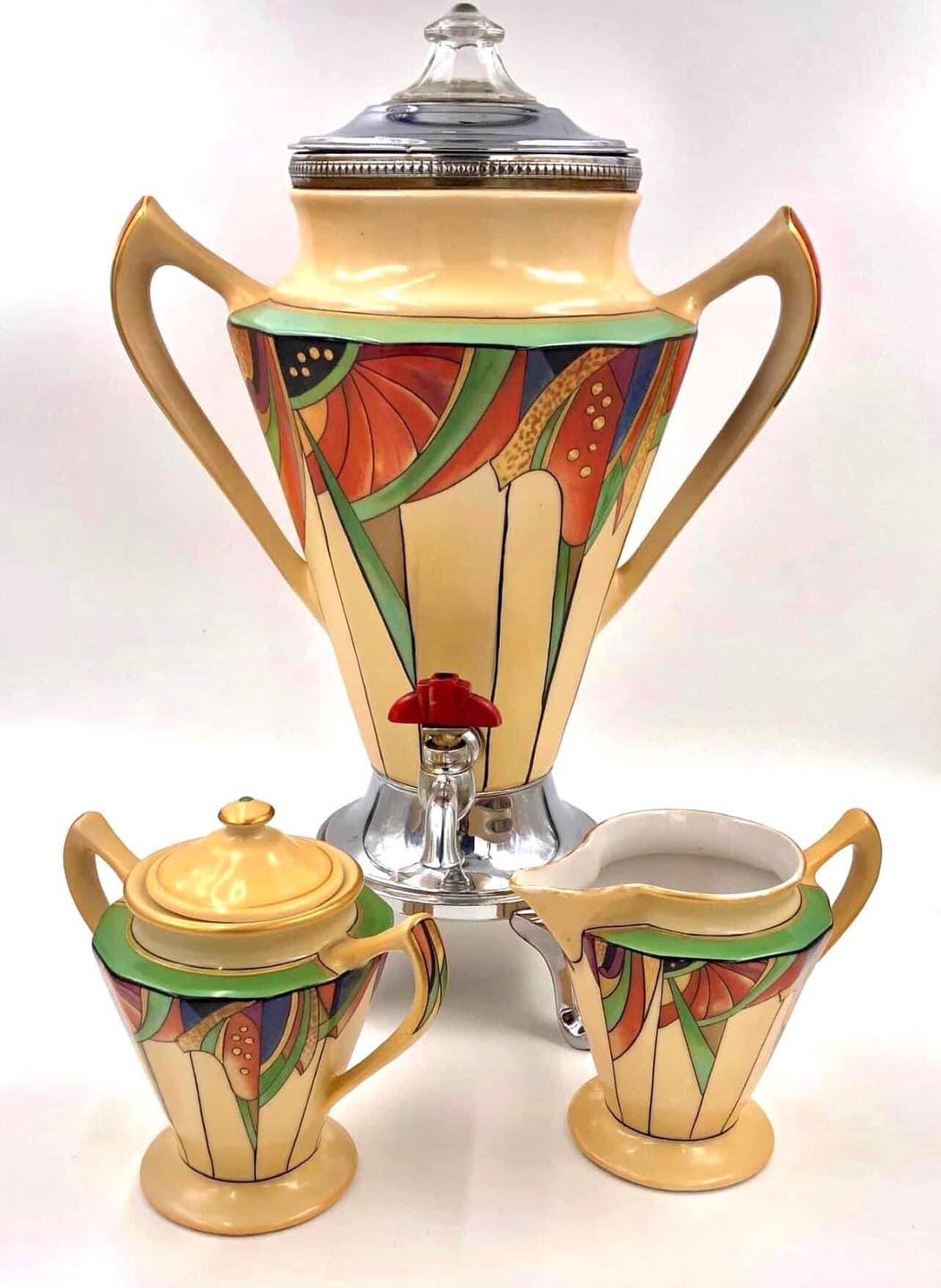 Fabulous Royal Rochester electric percolator in the “Modernistic