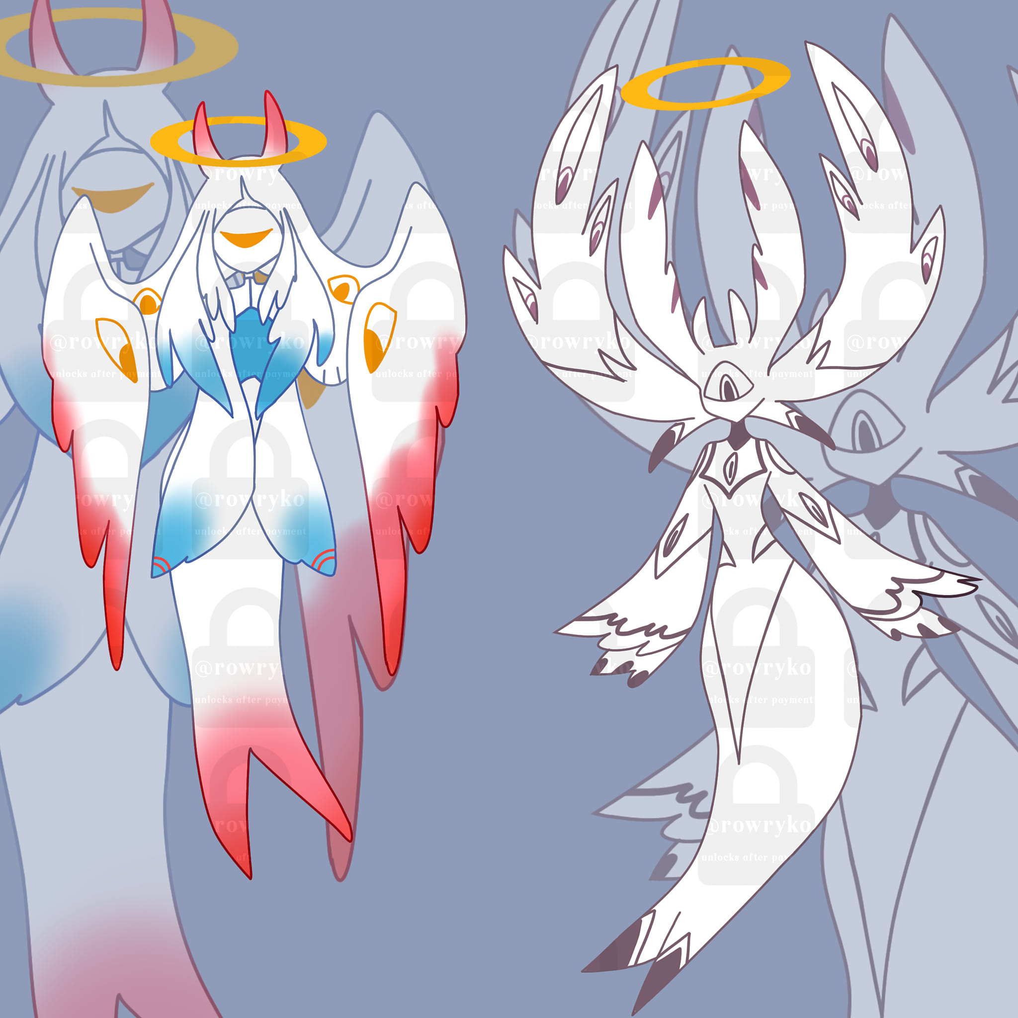 Sea angel inspired character design