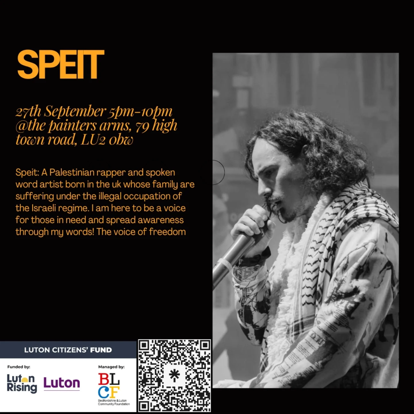🎤 Introducing Speit A... - Love Music Hate Racism Luton | Facebook