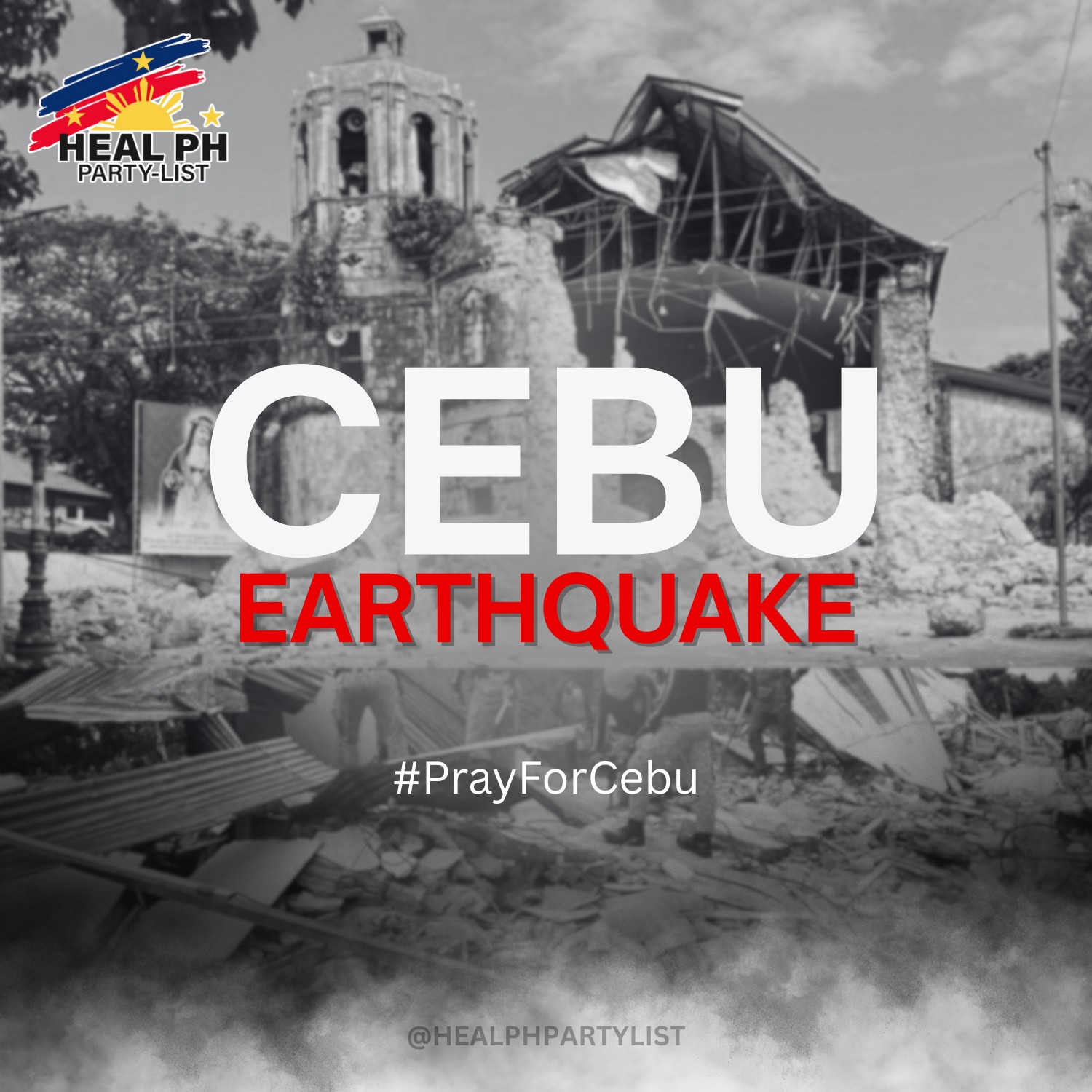 Heal - Pray for Cebu 🙏 A strong earthquake has struck Cebu, leaving ...