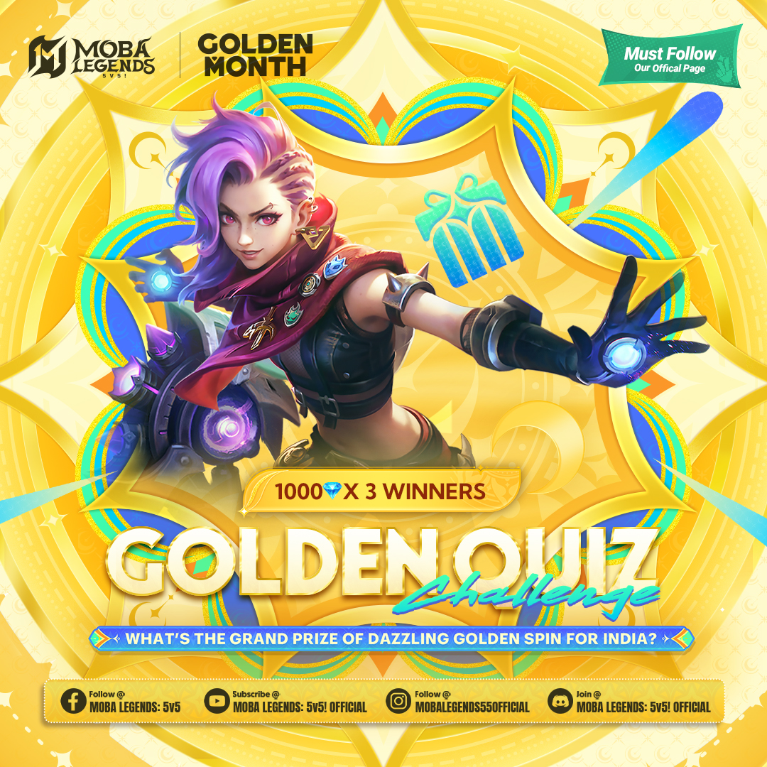 Golden Month Quiz — Question #1 🌟... - Moba Legends: 5v5 | Facebook
