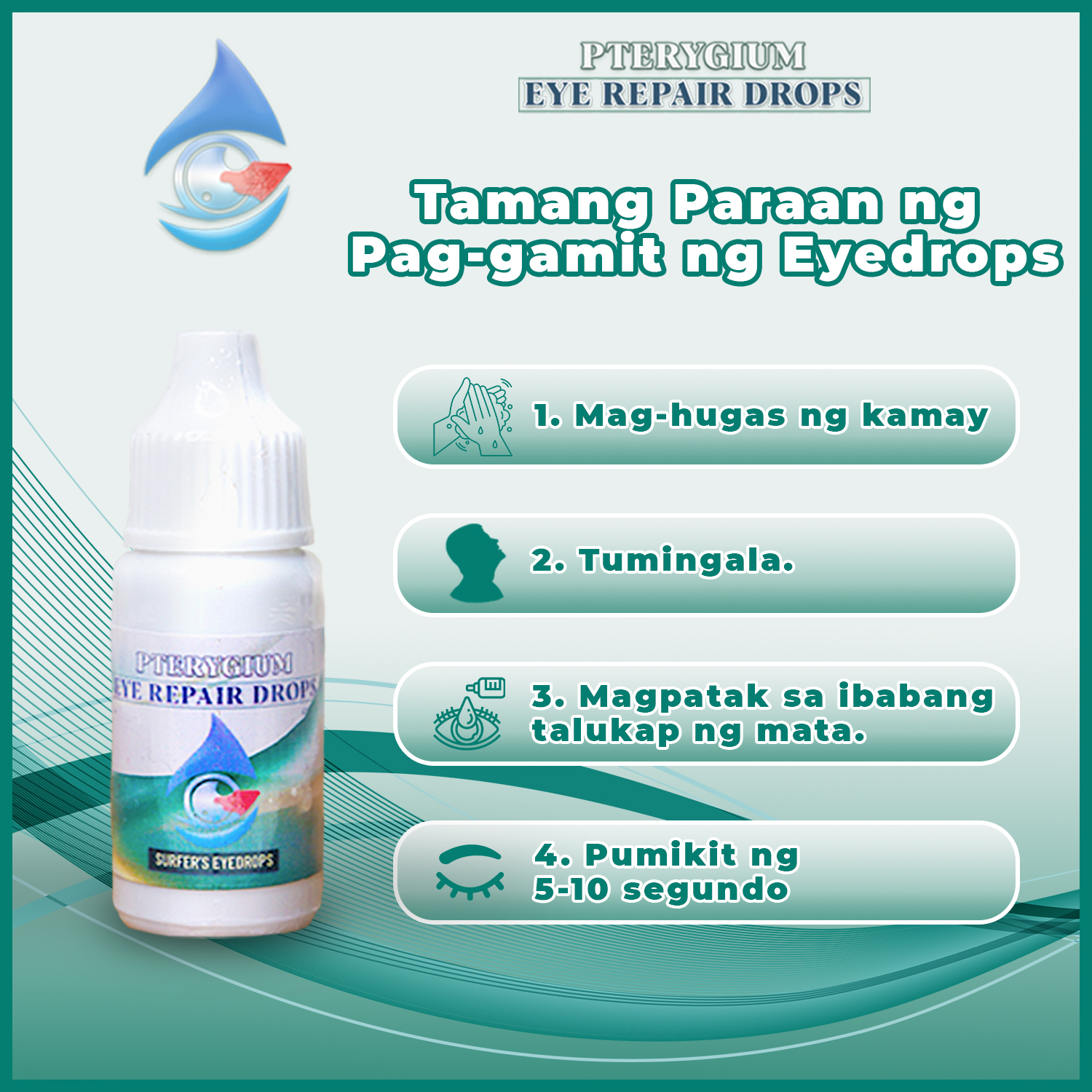 Alagaan ang iyong mata,... - Pterygium Eye Repair Drops