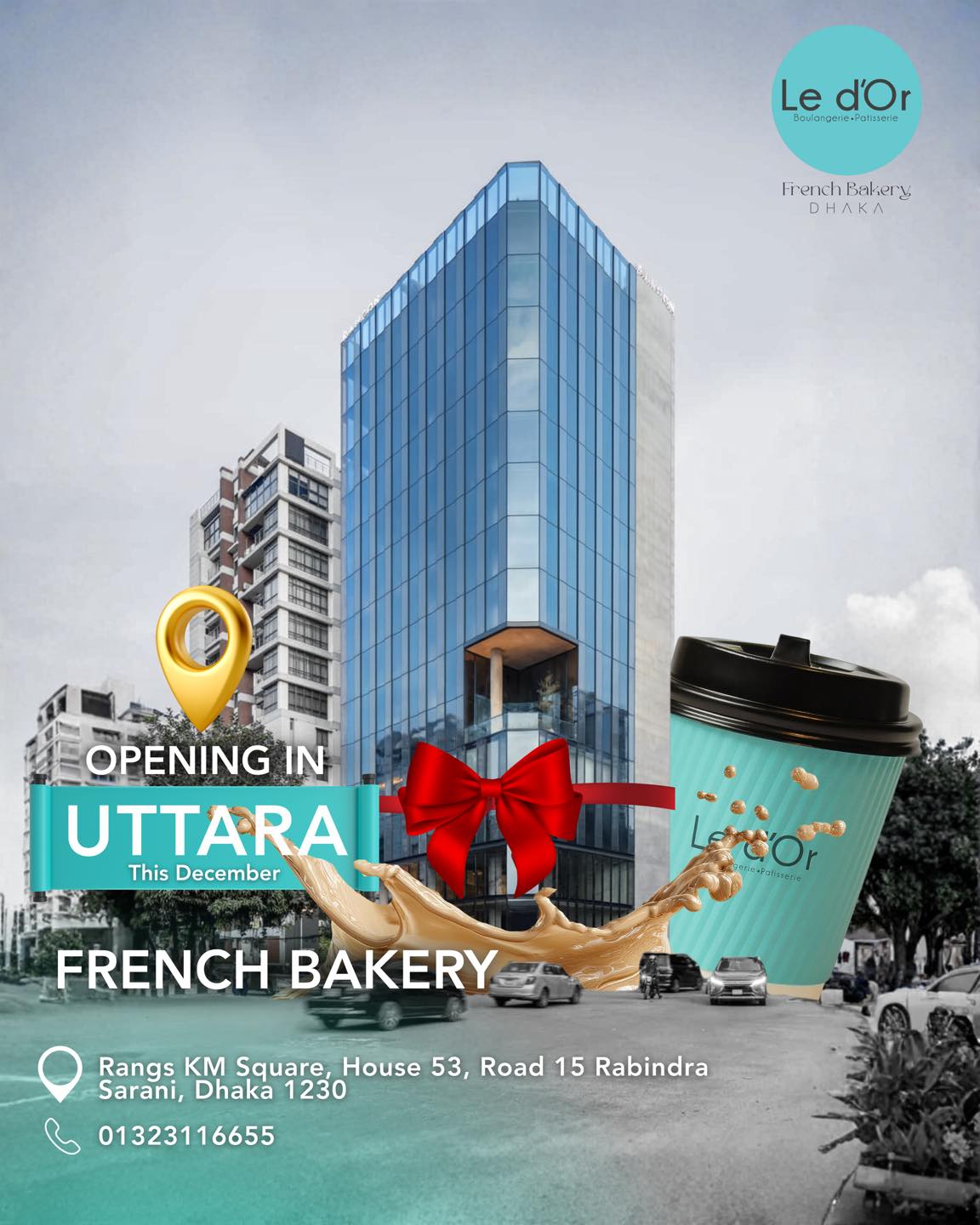 Le - Prepare for the taste of Paris. Uttara address. Opening soon ...