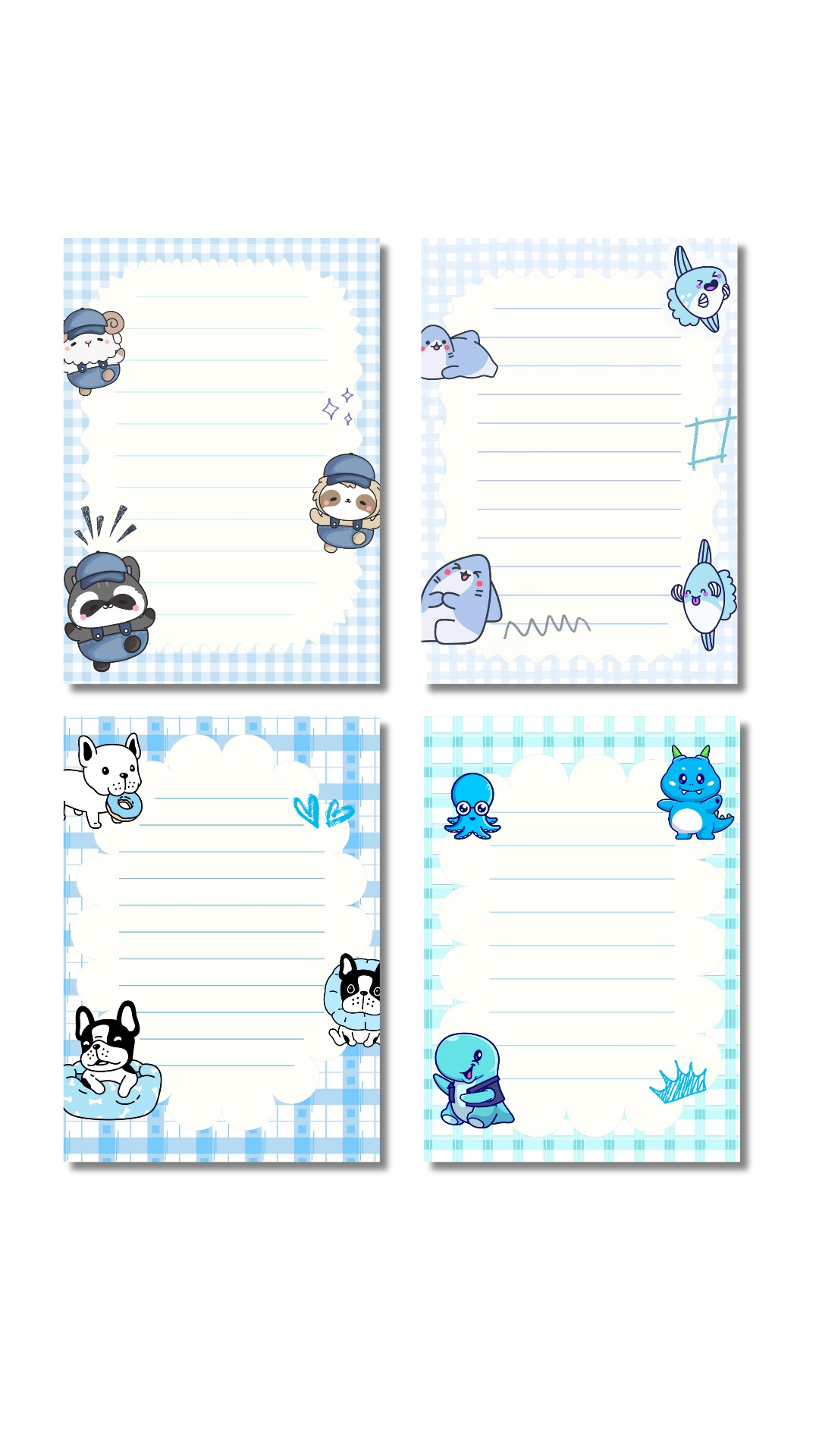 EizeiDigitals - 💙📒 Stay organized in the cutest way! This Blue-Themed ...