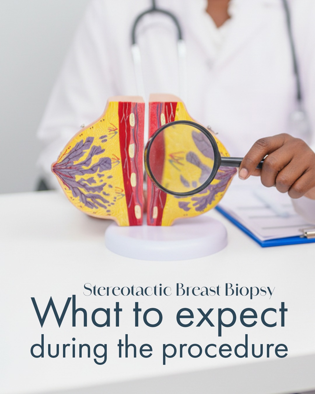MIC - During a stereotactic breast biopsy, digital mammography guides ...