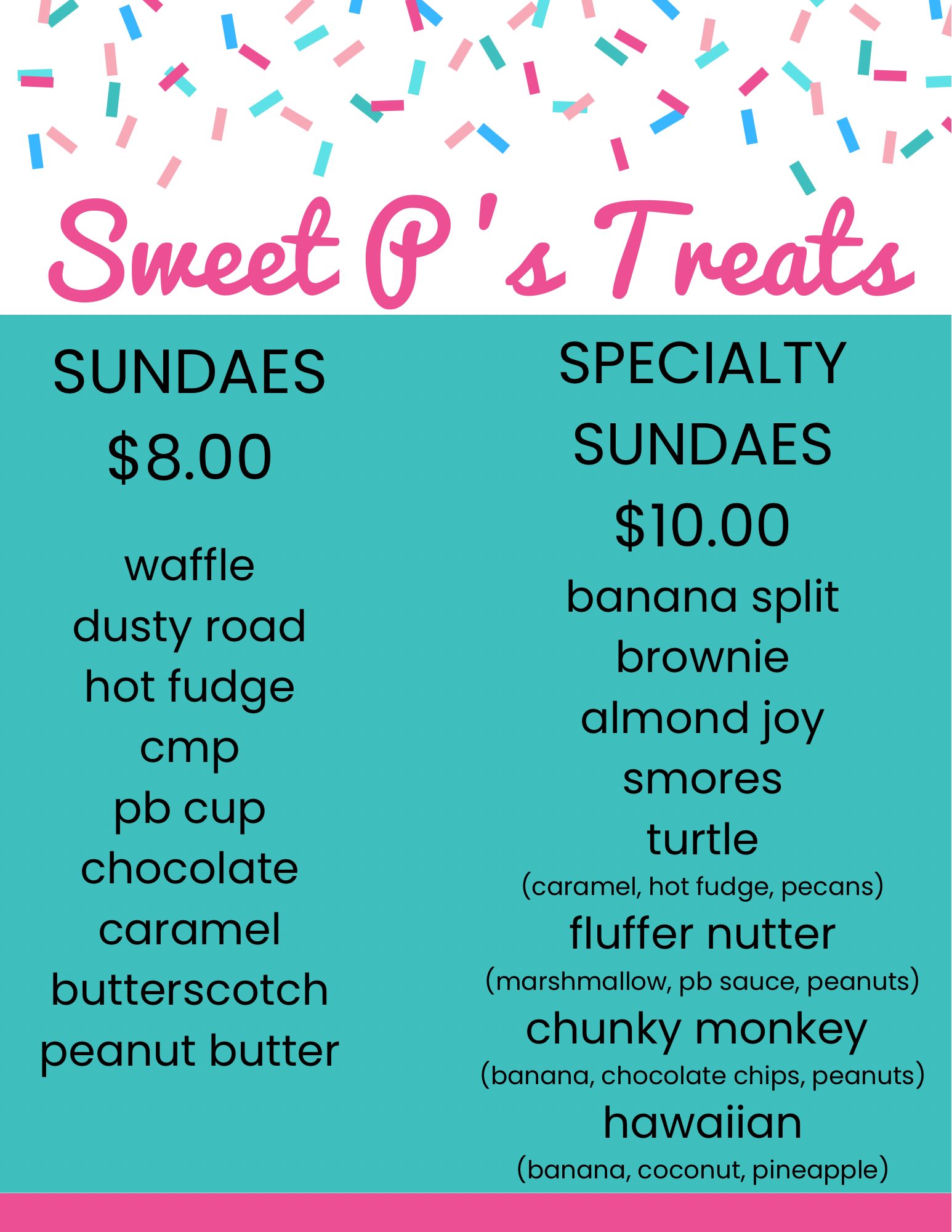 Sweet P's Treats | Spring Grove PA