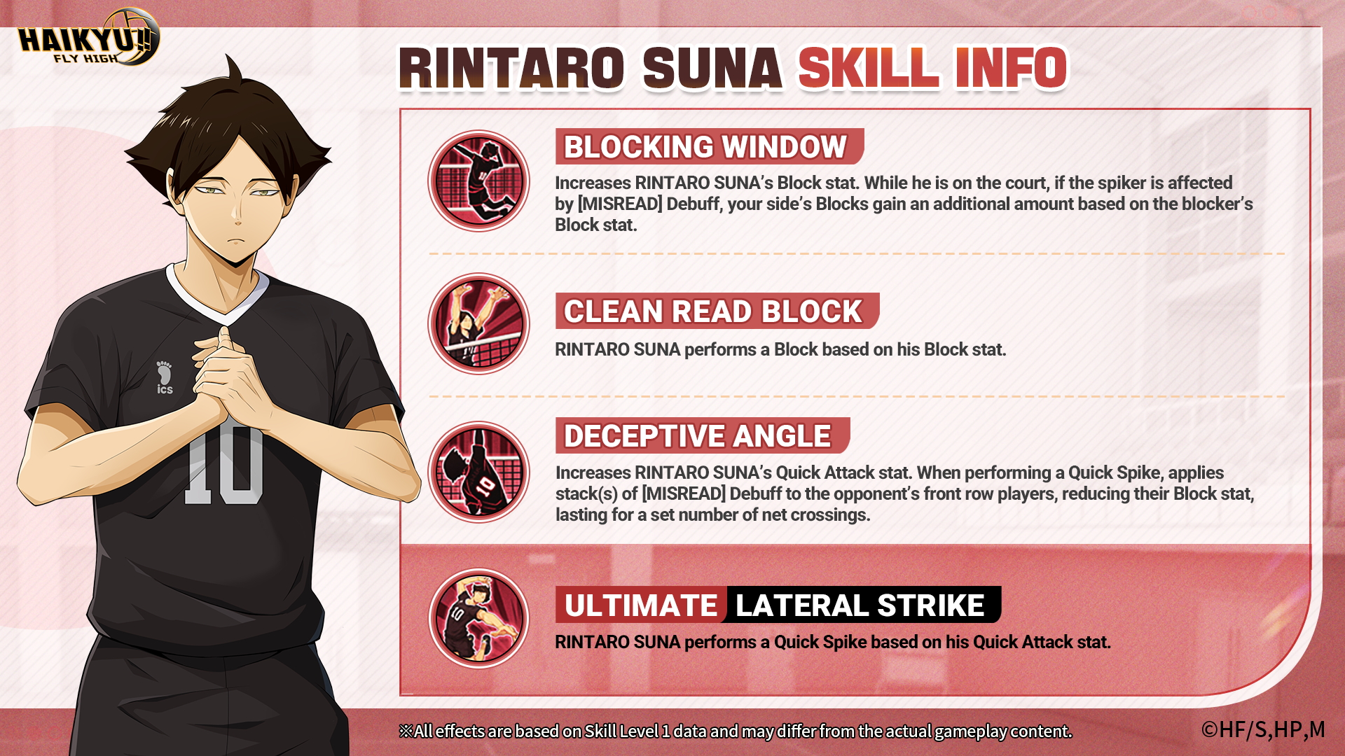 HAIKYU!! - 🏐 RINTARO SUNA Skill Reveal 🏐 SSR Player #RintaroSuna— Skill ...