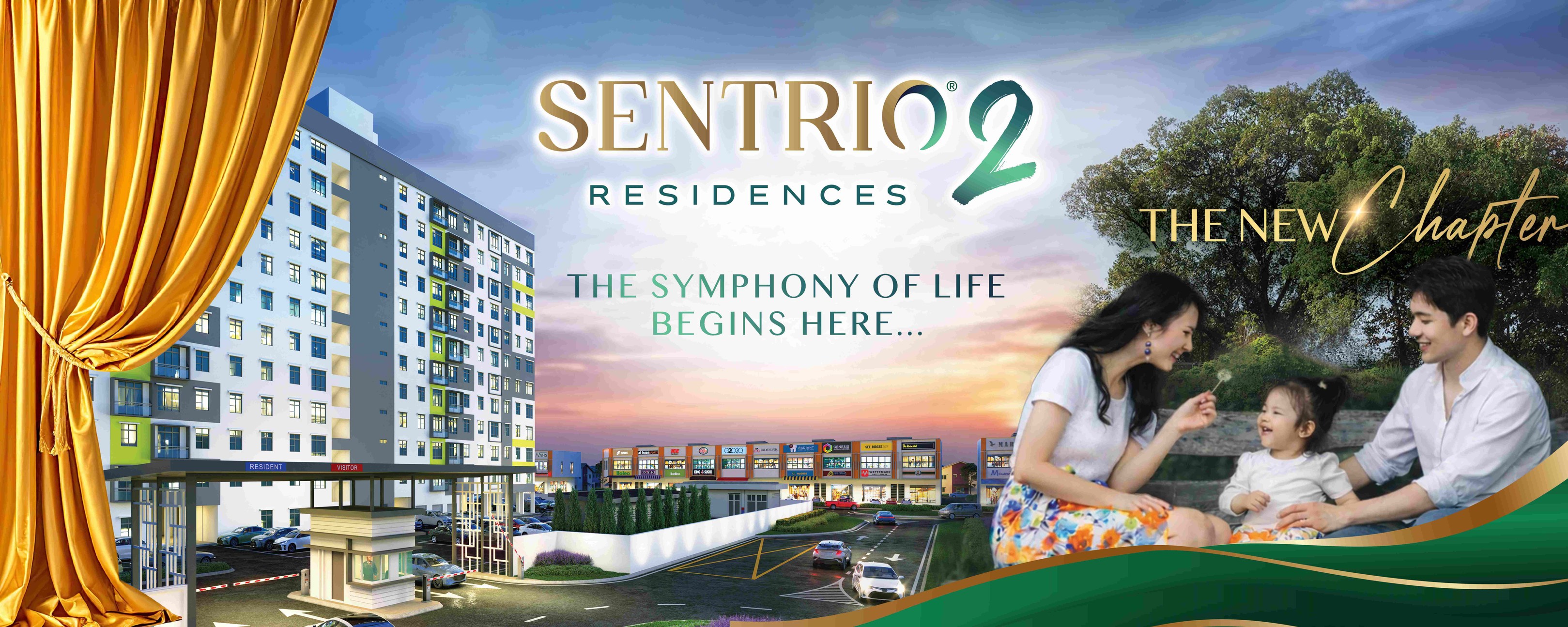Sentrio Residences, Senai