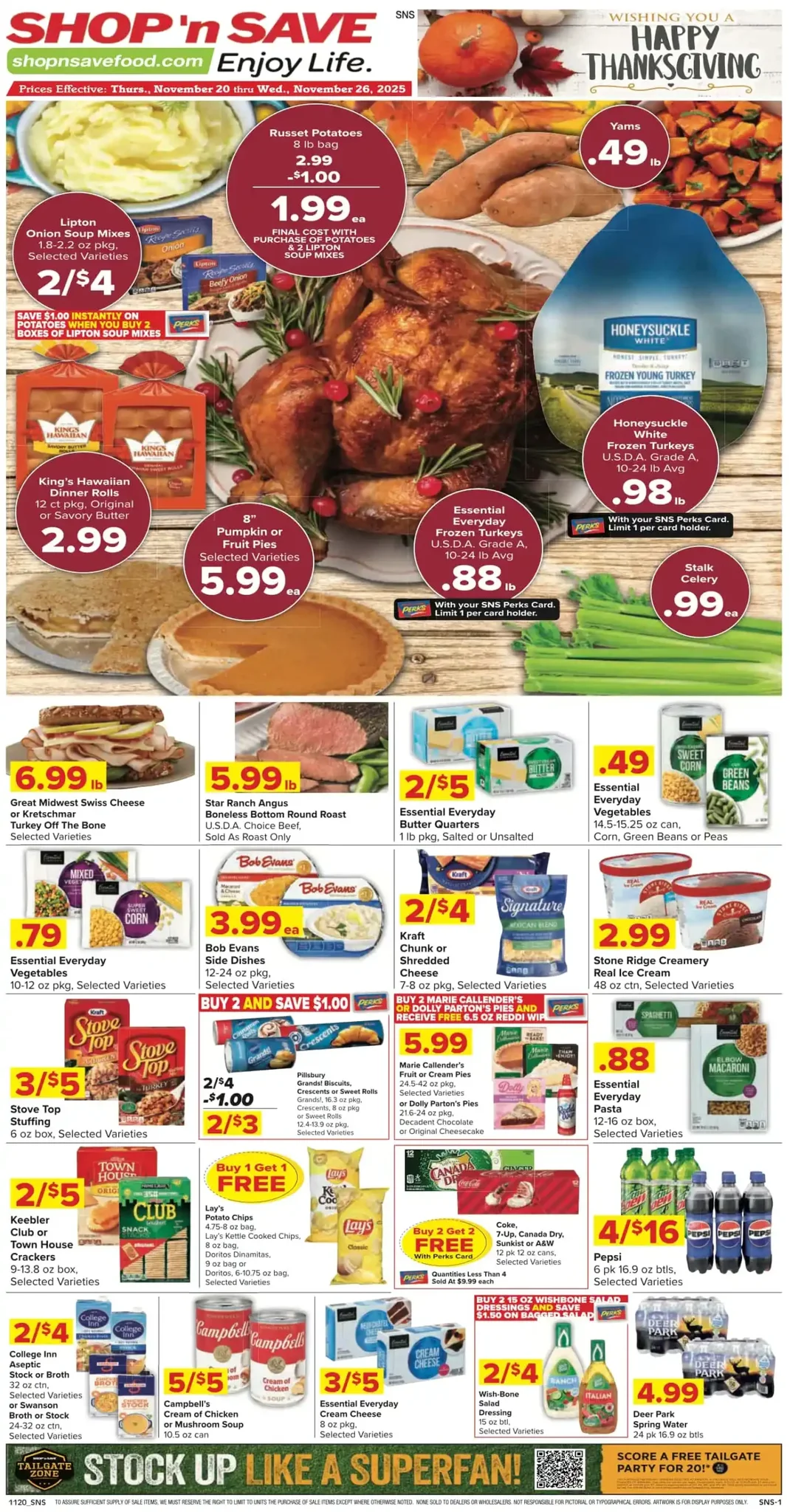 Shop 'n Save Weekly Ad Preview (11/20/25 – 11/26/25) ** Full Scan