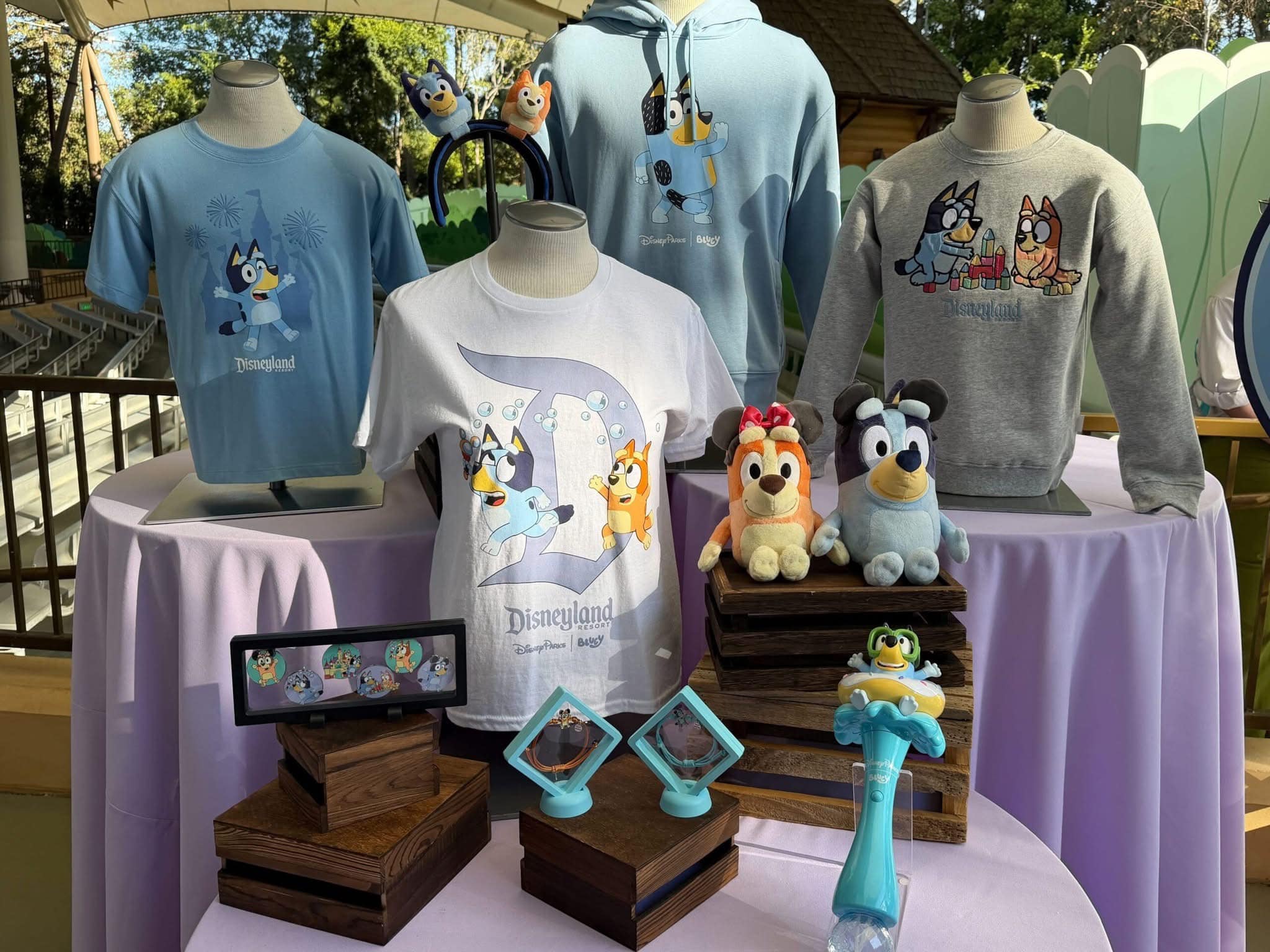 Bluey' Chilli & Rusty Plush Bag Charms and Car Magnet Featuring