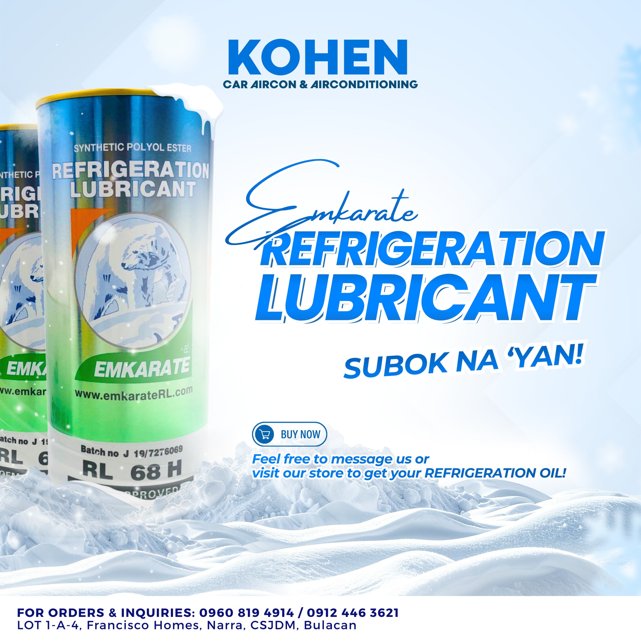 Kohen Car Aircon & Airconditioning Supplies | San Jose del Monte