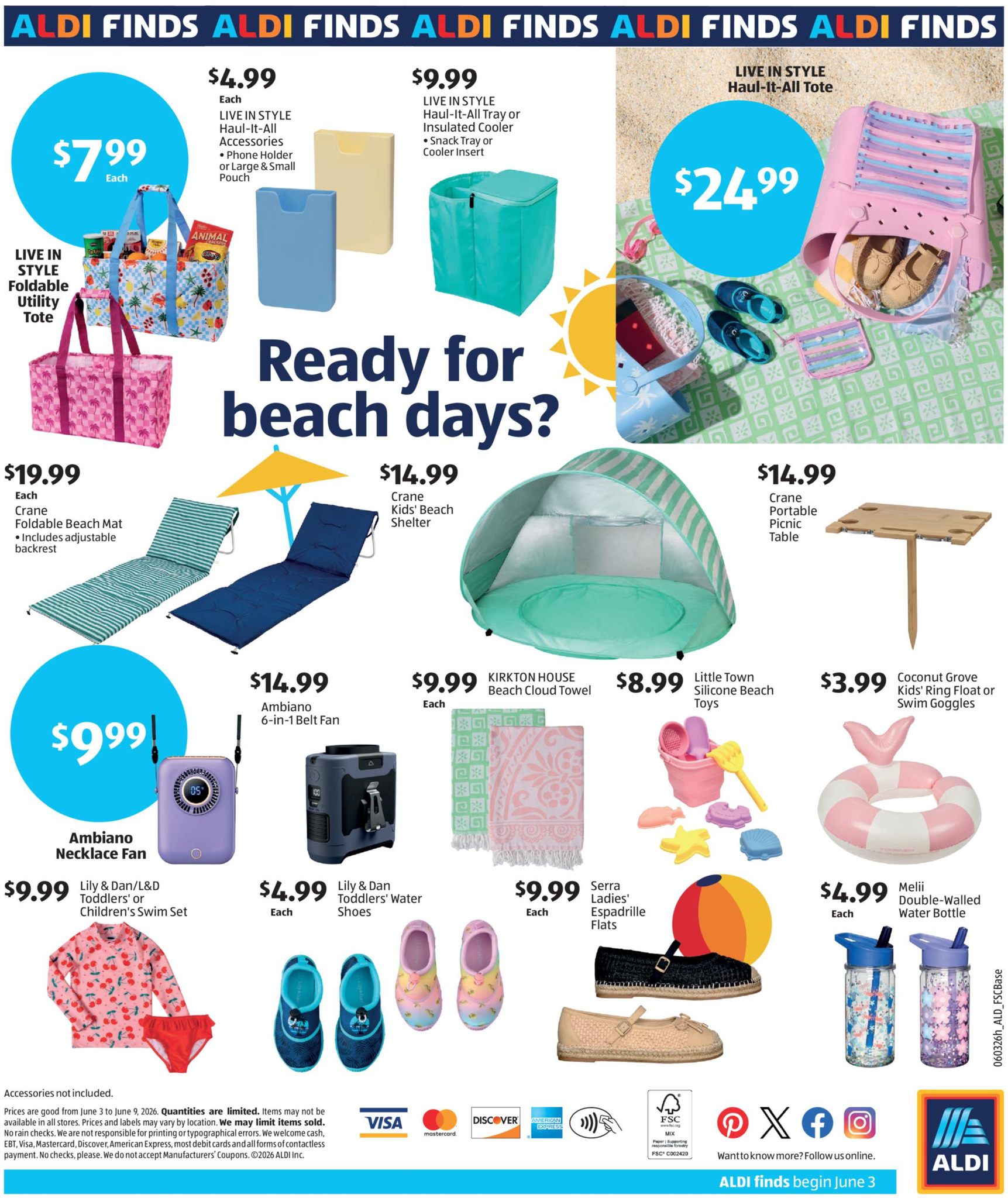 ALDI Finds Sneak Peek Flyer June 3 to 9, 2026 Here's a sneak peek