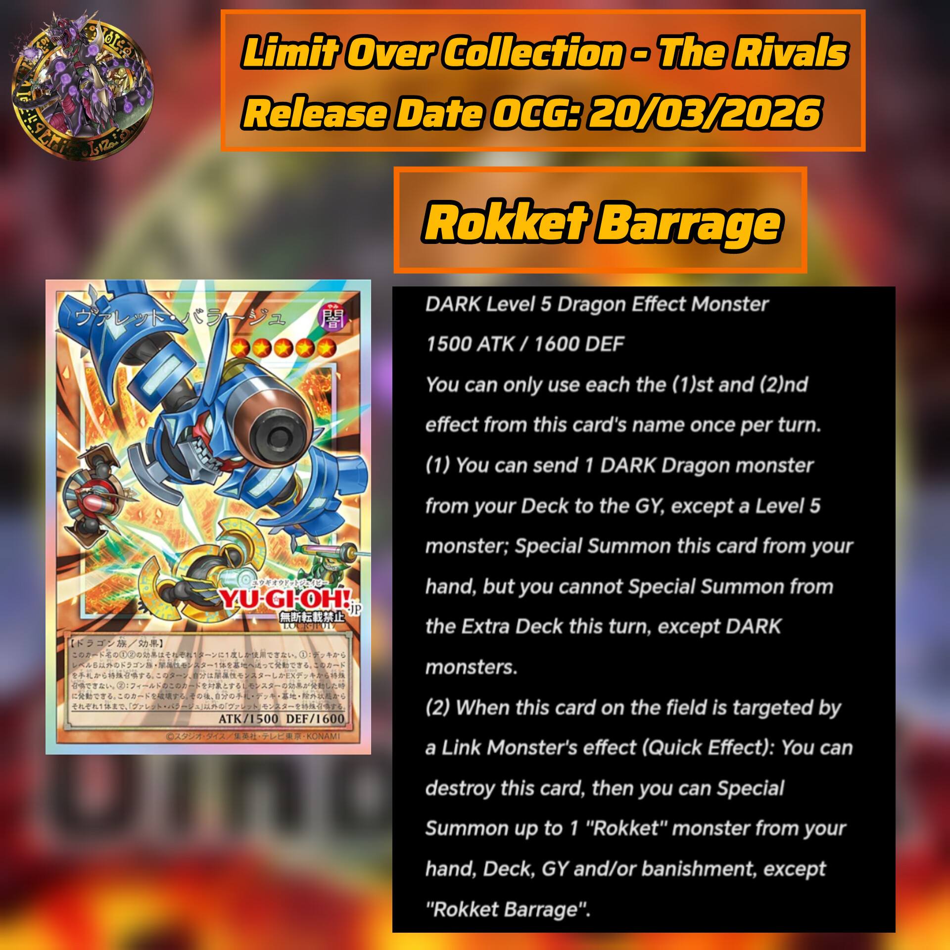 Nuevas papa!!!!! Limit Over Collection: The Heroes & The Rivals