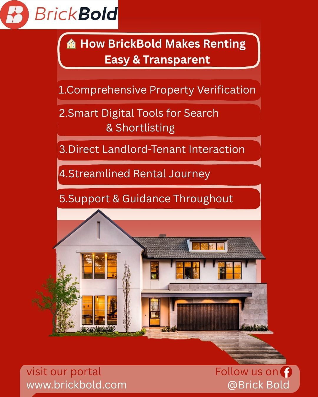 Brick Bold - 🏠 How BrickBold Makes Renting Easy &... | Facebook