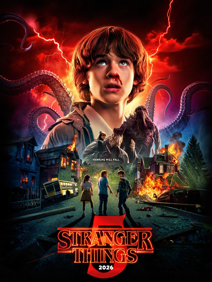 Movies - 🎬 Stranger Things 5 (2026) – The Beginning of the End 👁️🔥 ⭐ ...
